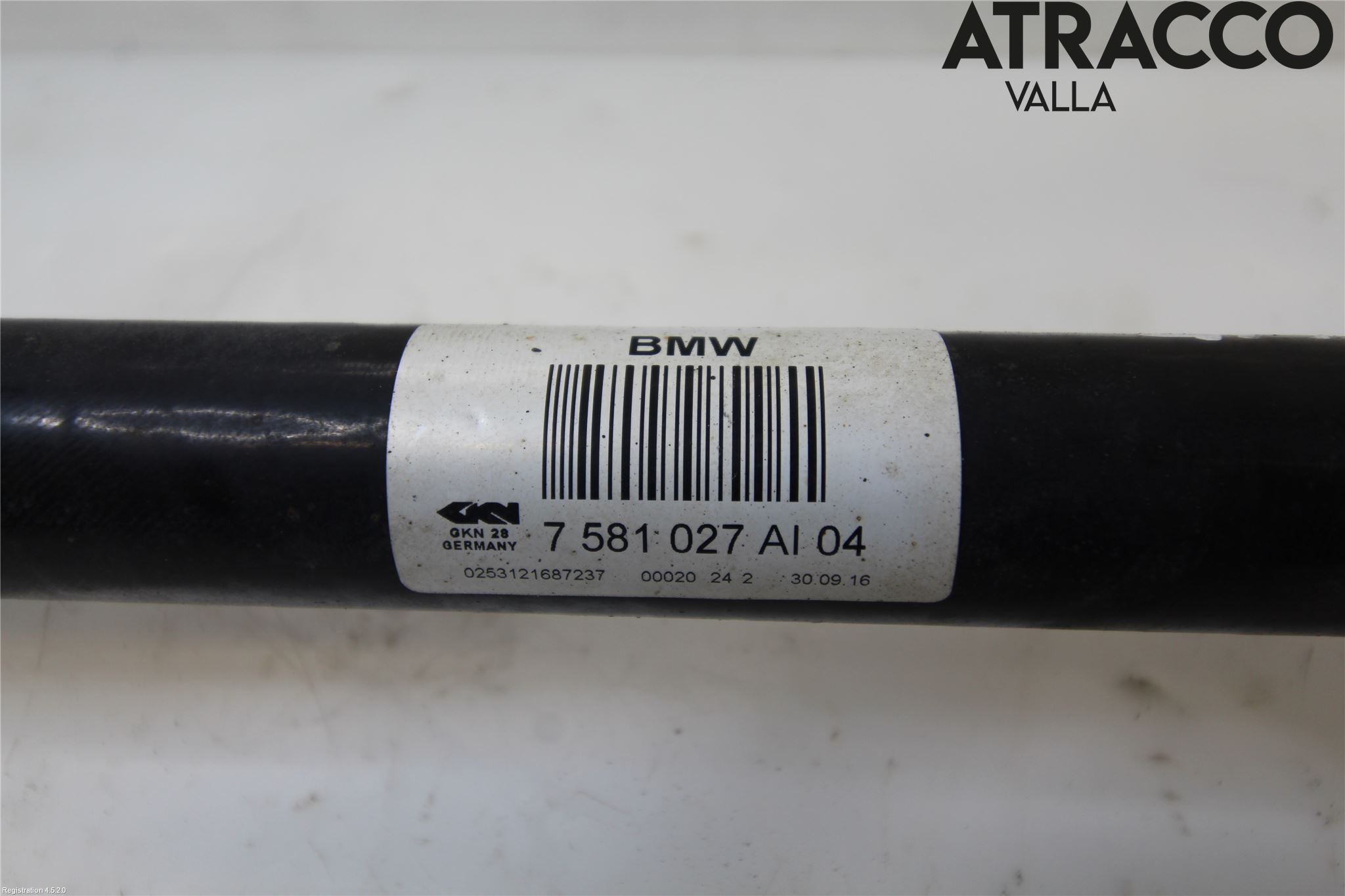 BMW 5 F10/F11/F18 09-17 Drivaxel Bak Vänster