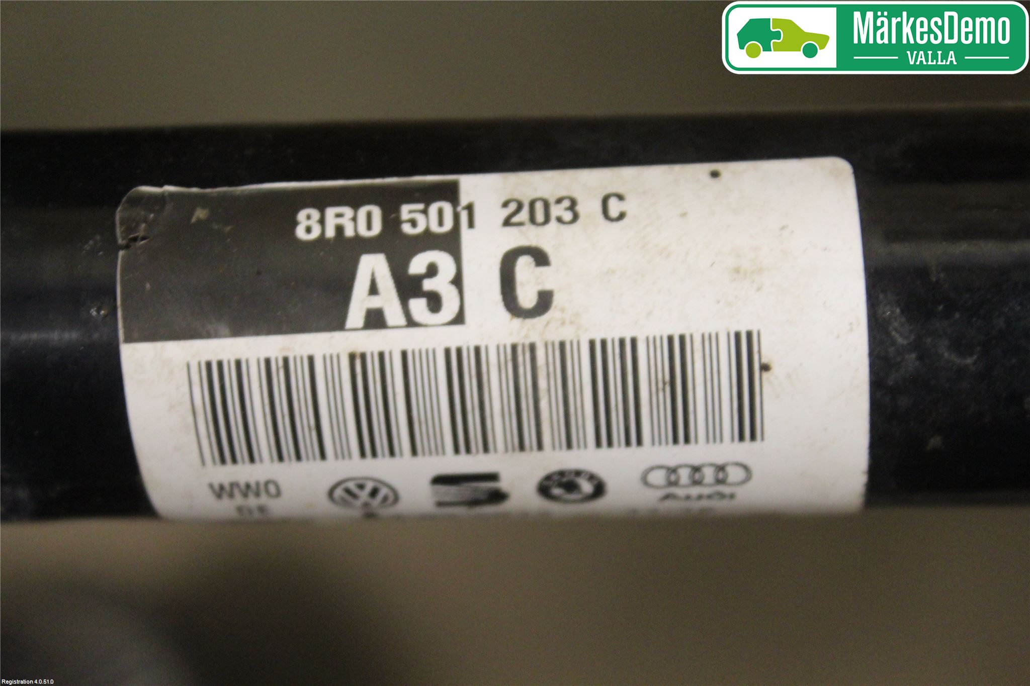 Audi A6 ALLROAD 12-18 Drivaxel Bak Vänster