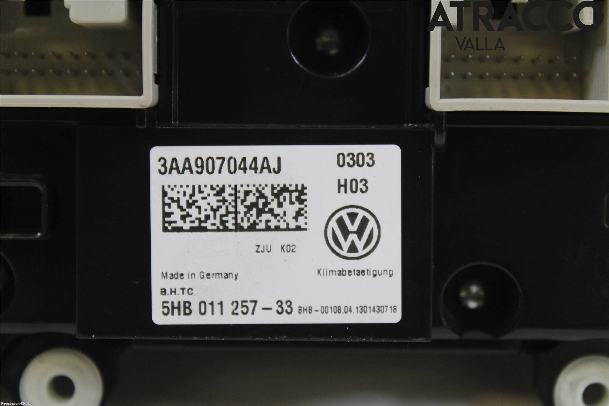 Volkswagen VW PASSAT CC 08-16 Ac Styrenhet Ac Manöveren