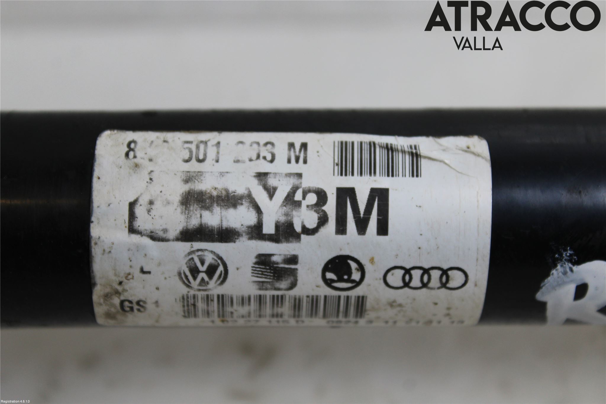 Audi A4 12-15 Drivaxel Bak Höger