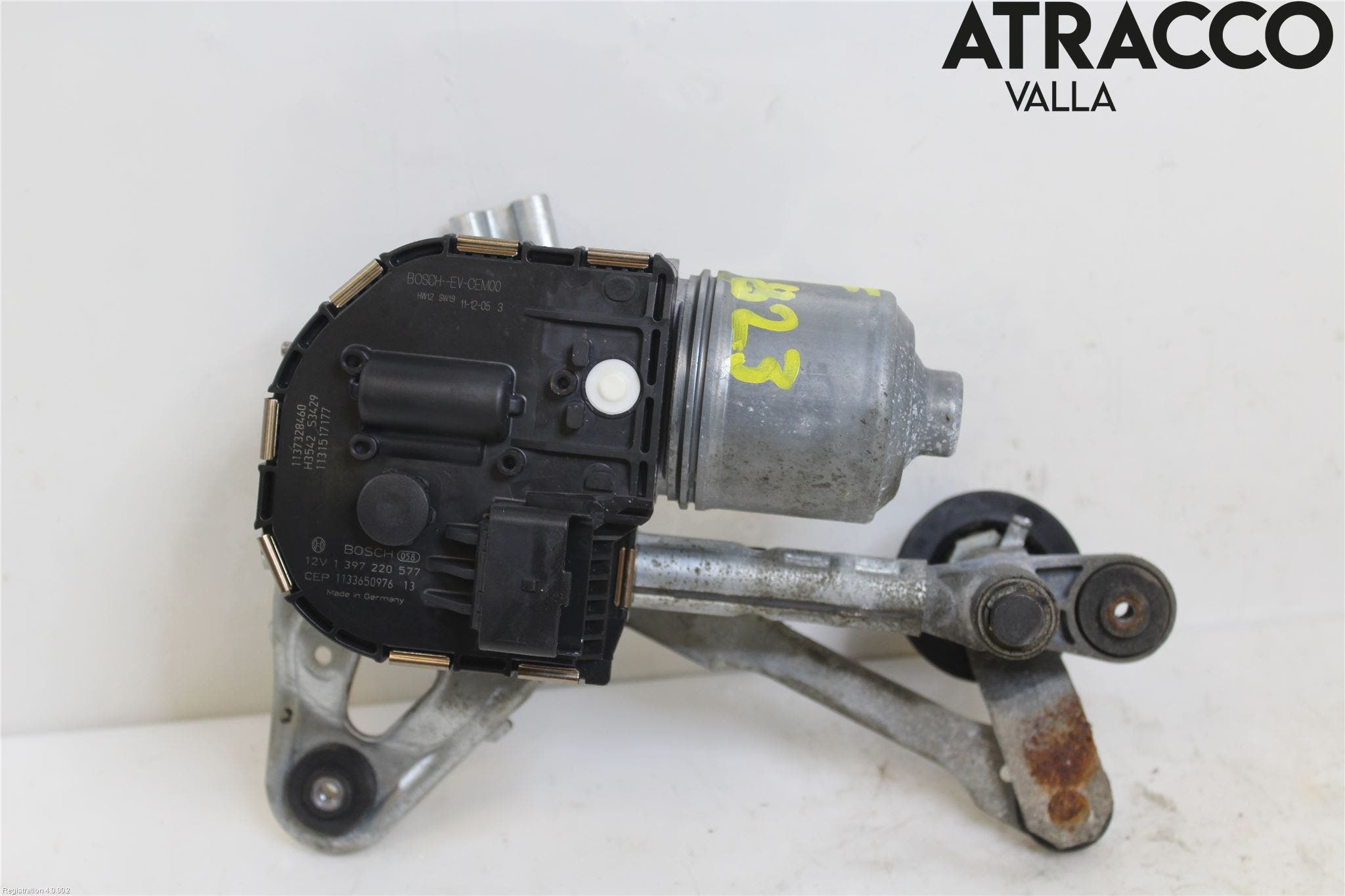 Peugeot 3008 09-16 Torkarmotor Vindruta