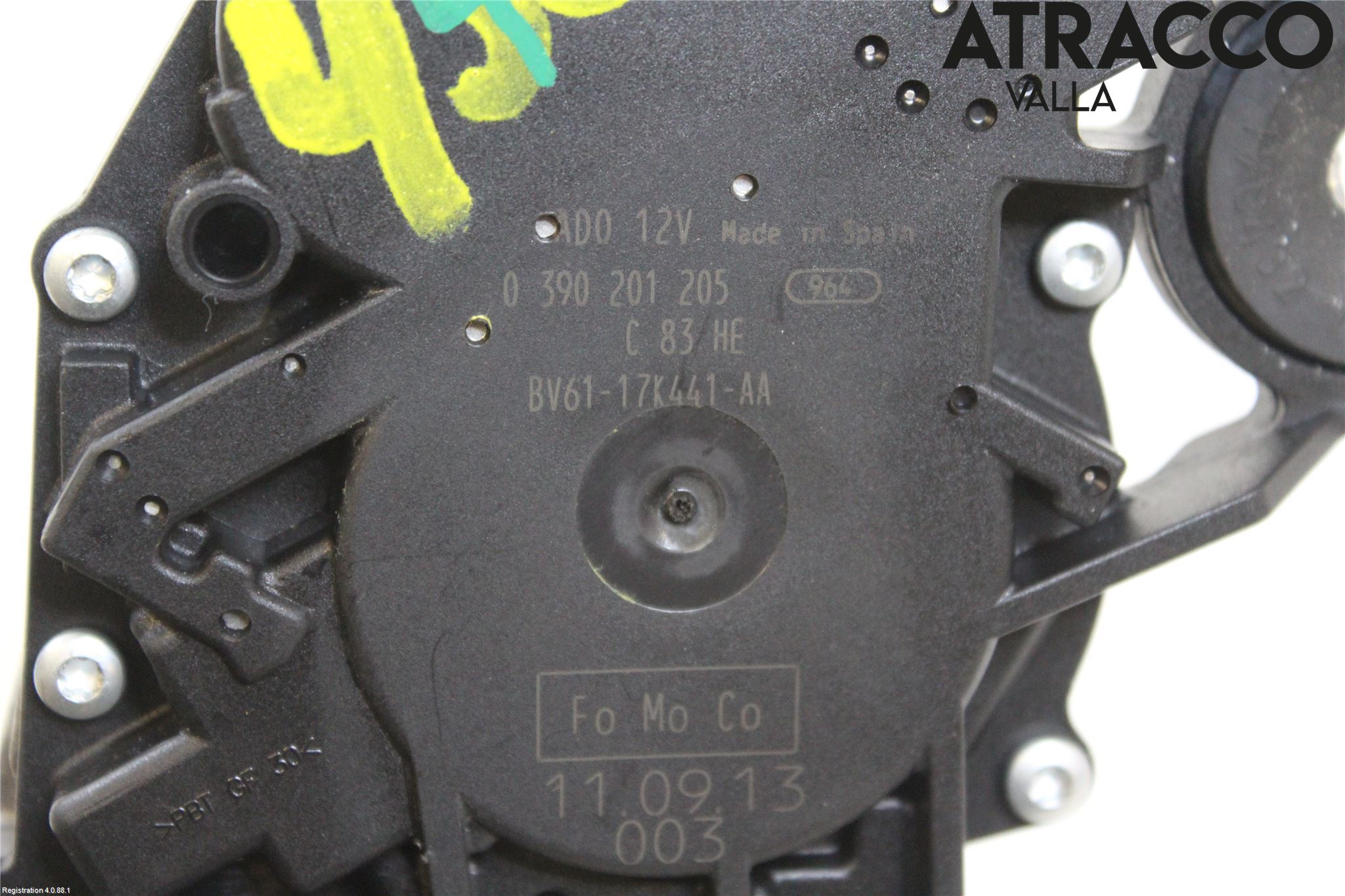 Ford FOCUS 11-14 Torkarmotor Baklucka