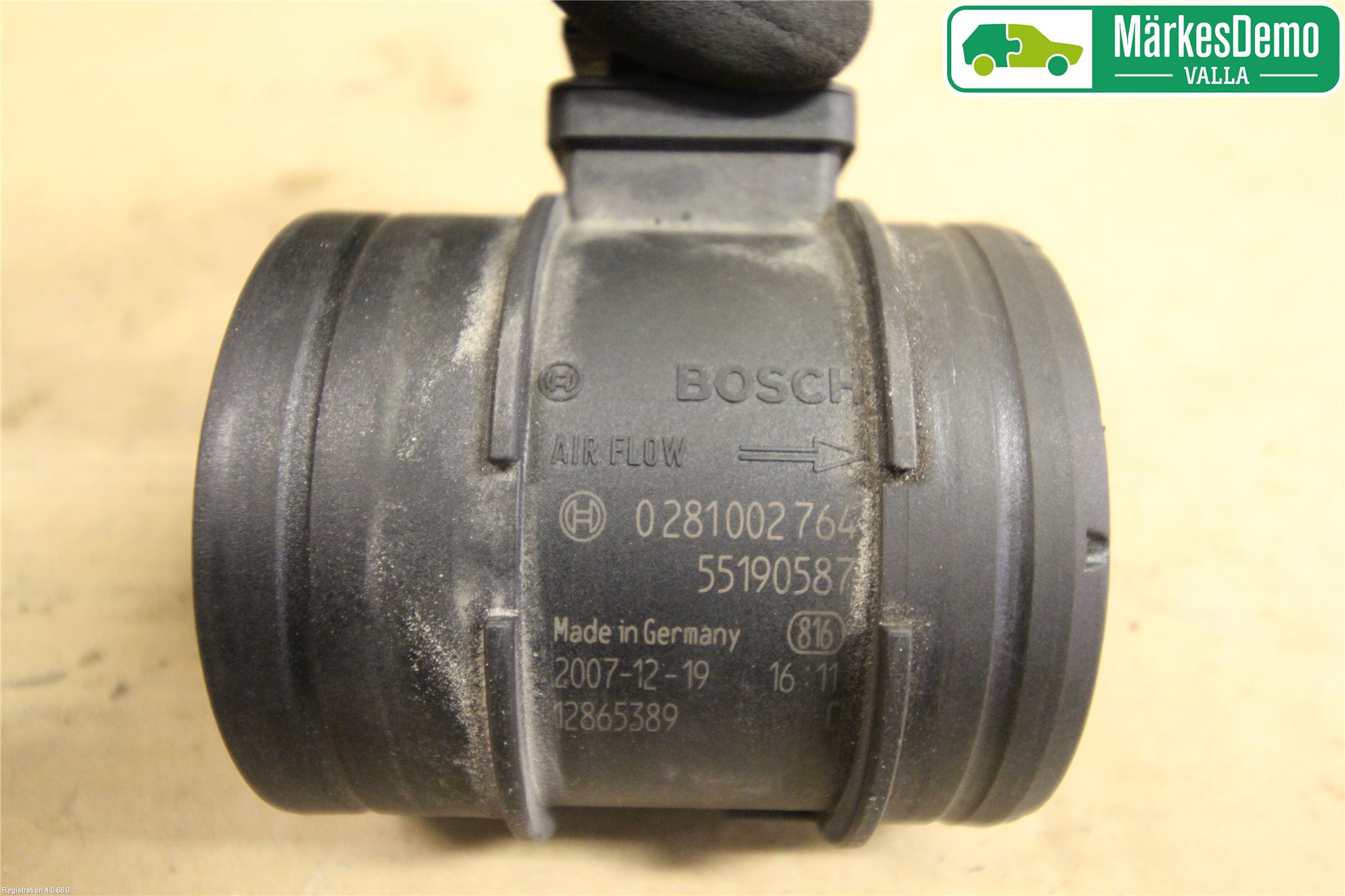 Saab 9-3 VER 2 Injluftmassamätare