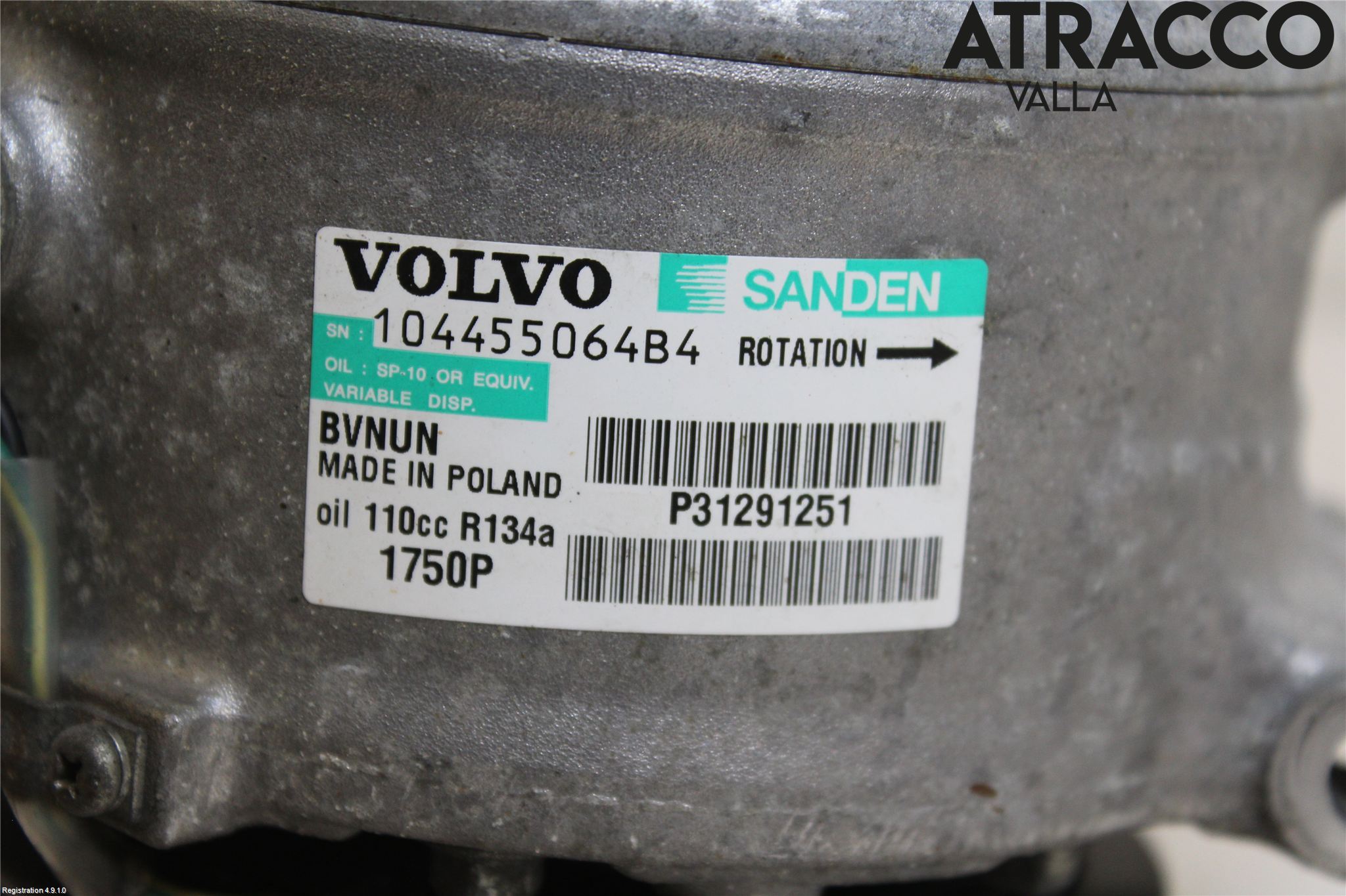 Volvo V40 12-19 Ac Kompressor