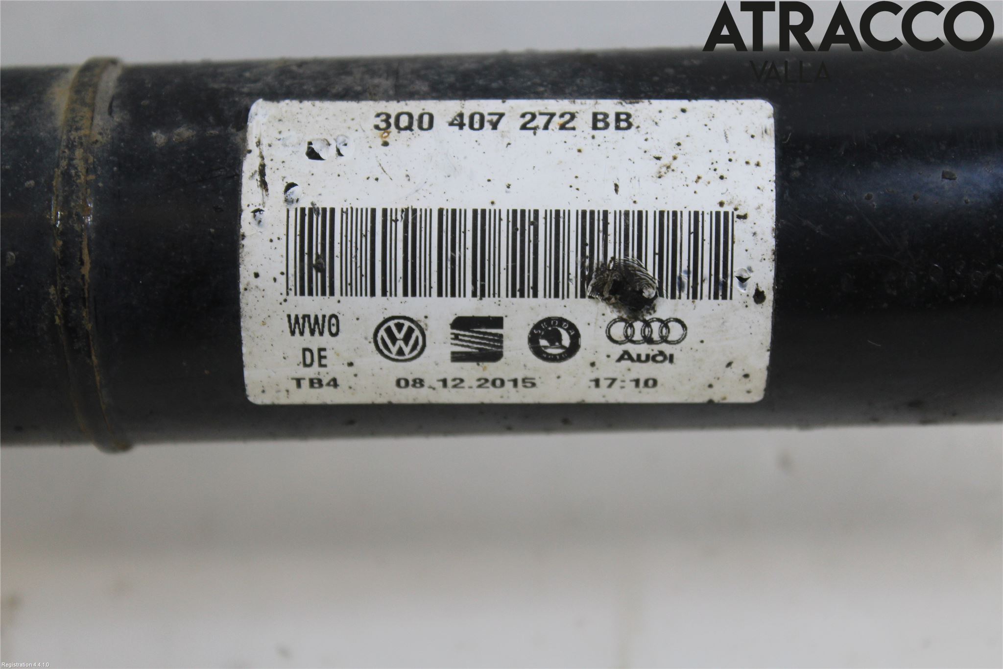 Volkswagen VW PASSAT 15-19 Drivaxel Fram Höger