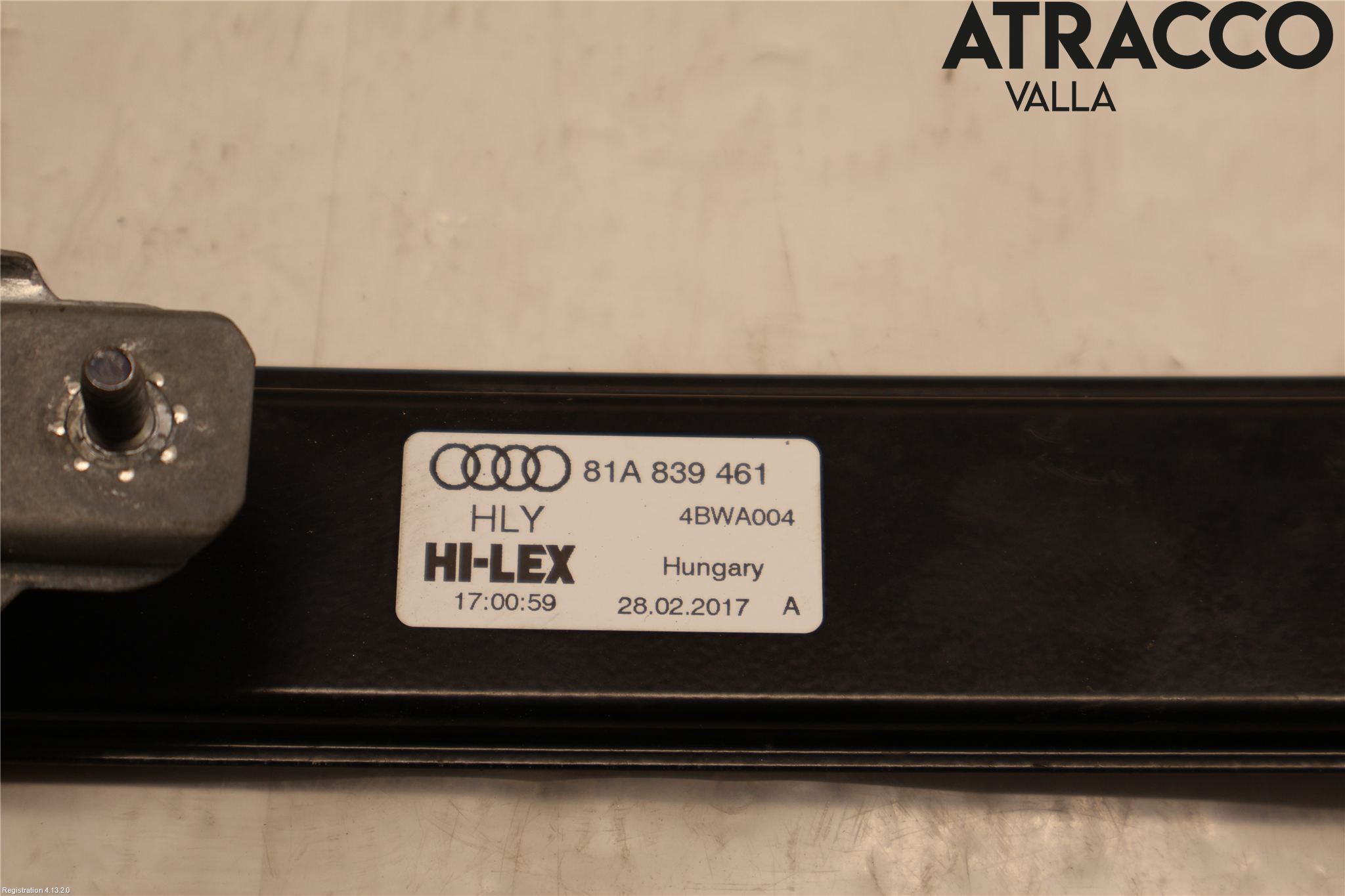 Audi Q2/SQ2 17- Fönsterhissmekanism