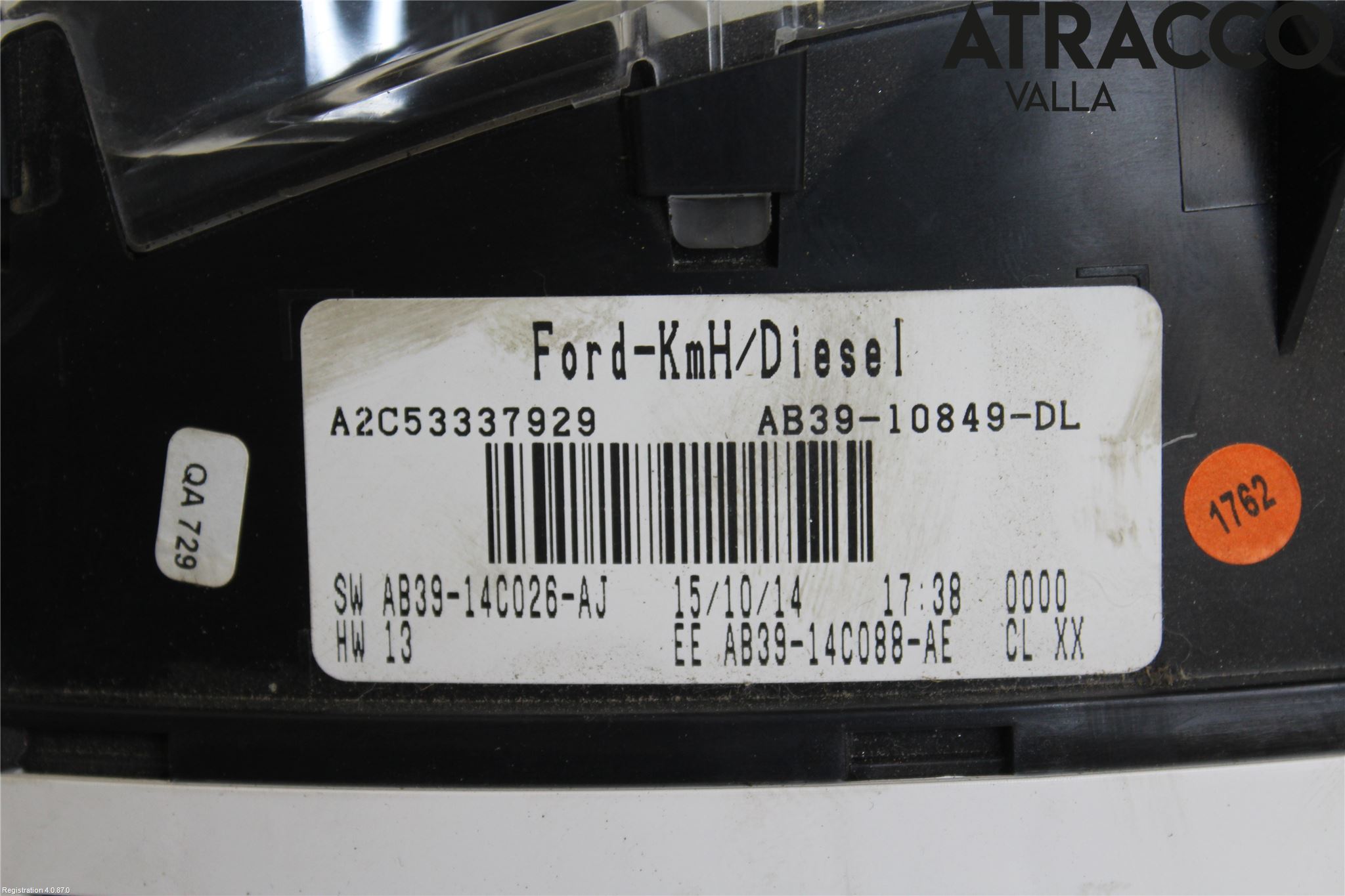 Ford RANGER EU 12-23 Instrument Komb