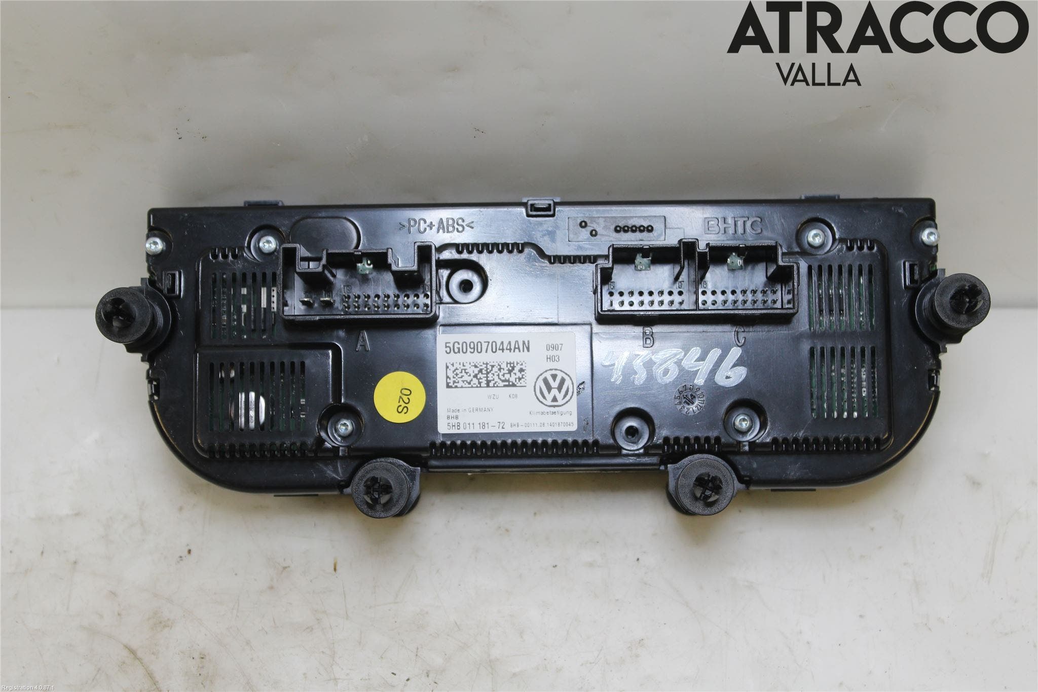 Volkswagen VW GOLF / E-GOLF VII 13-20 Ac Styrenhet Ac Manöveren