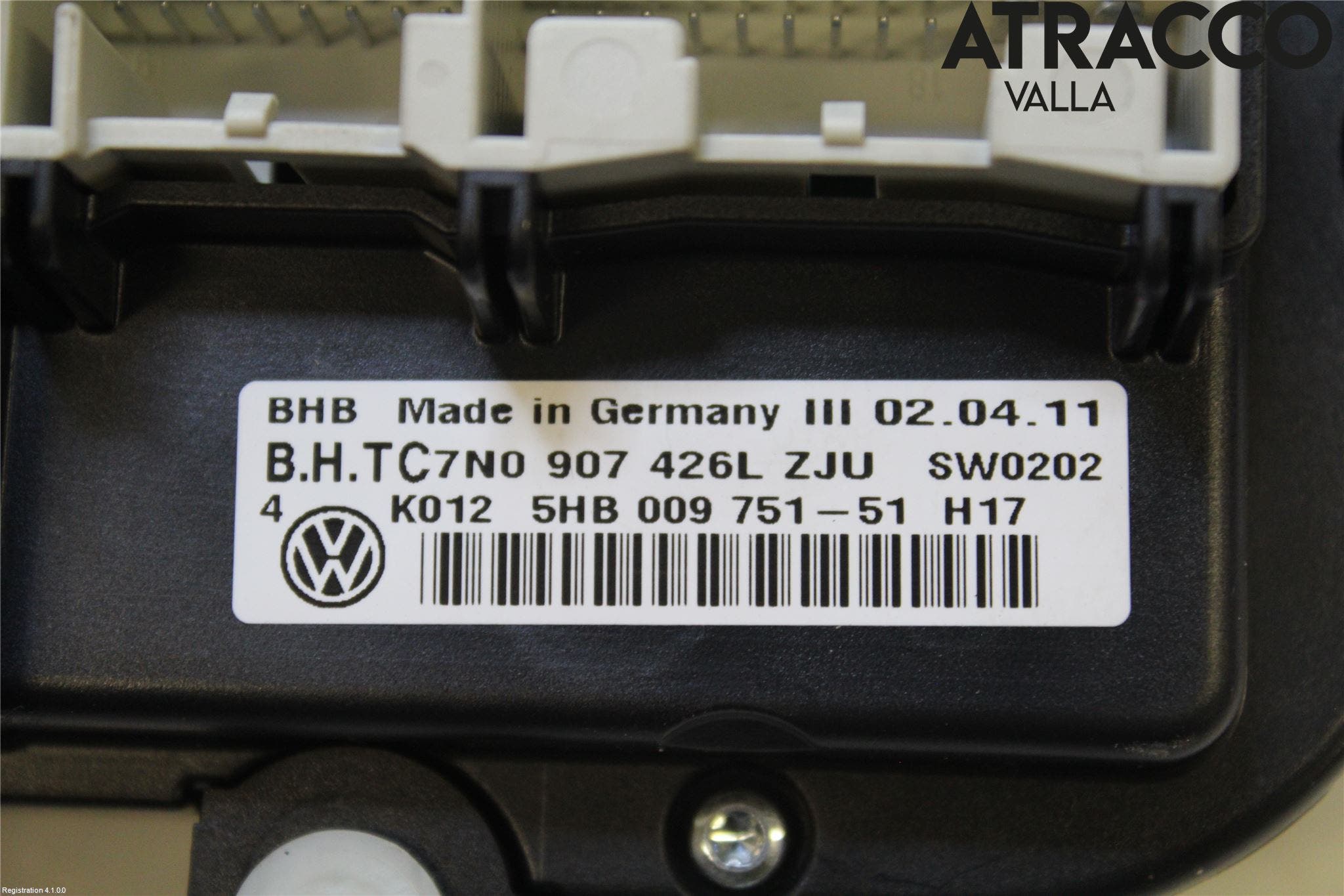 Volkswagen VW GOLF VI 09-13 Ac Styrenhet Ac Manöveren