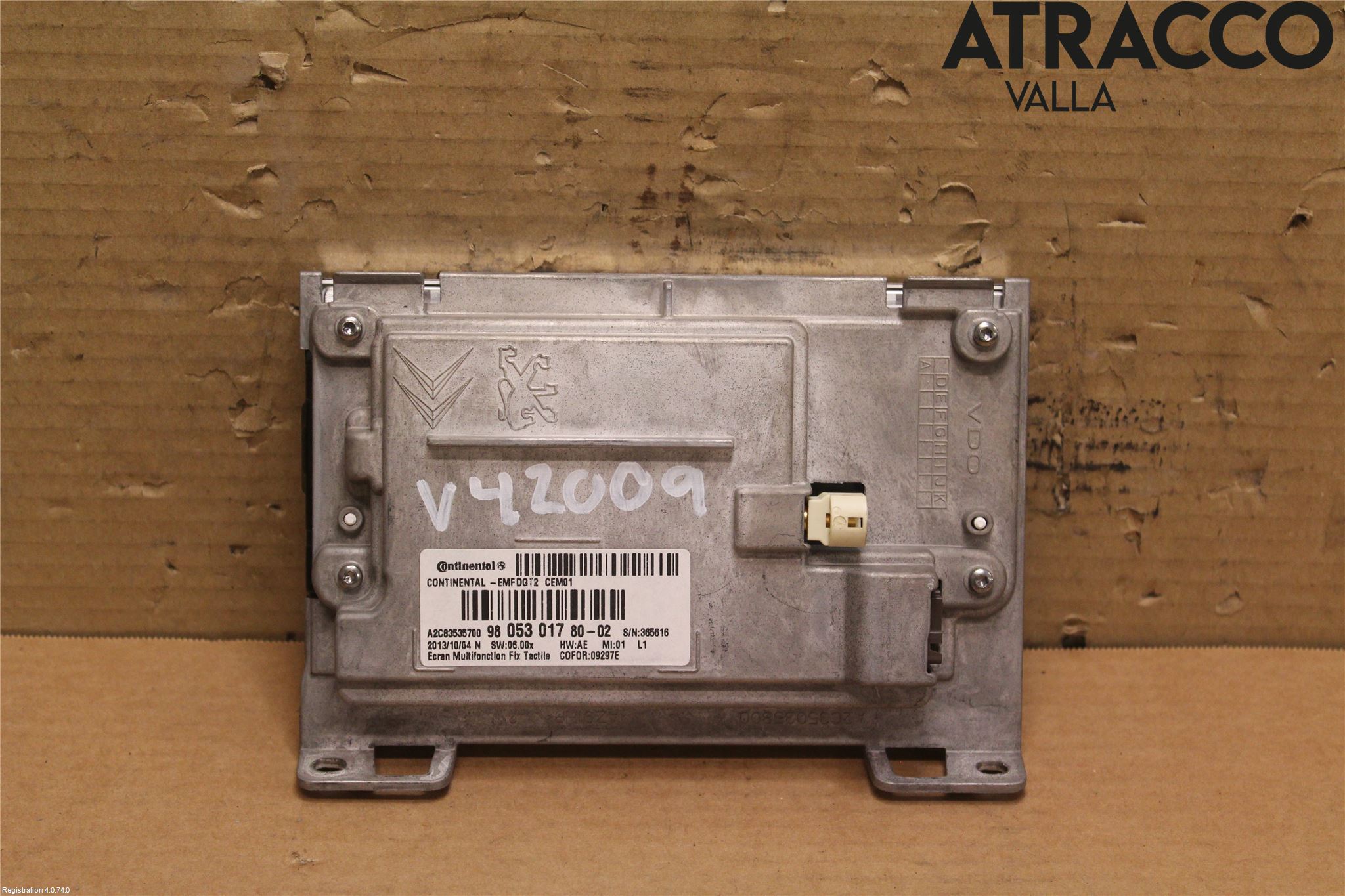 Peugeot 208 12-15 Multifunktionsdisplay