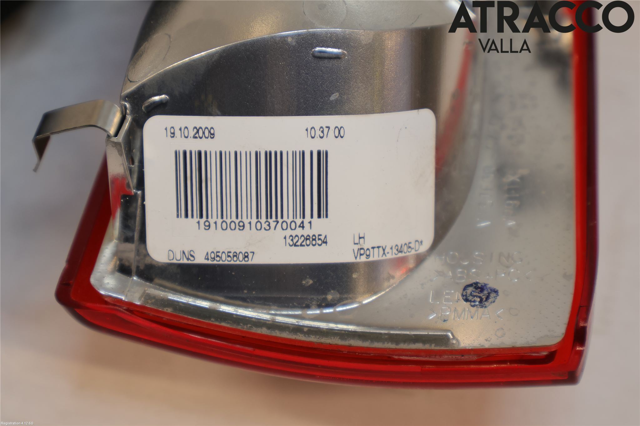 Opel INSIGNIA 09-16 Bakljus Vänster