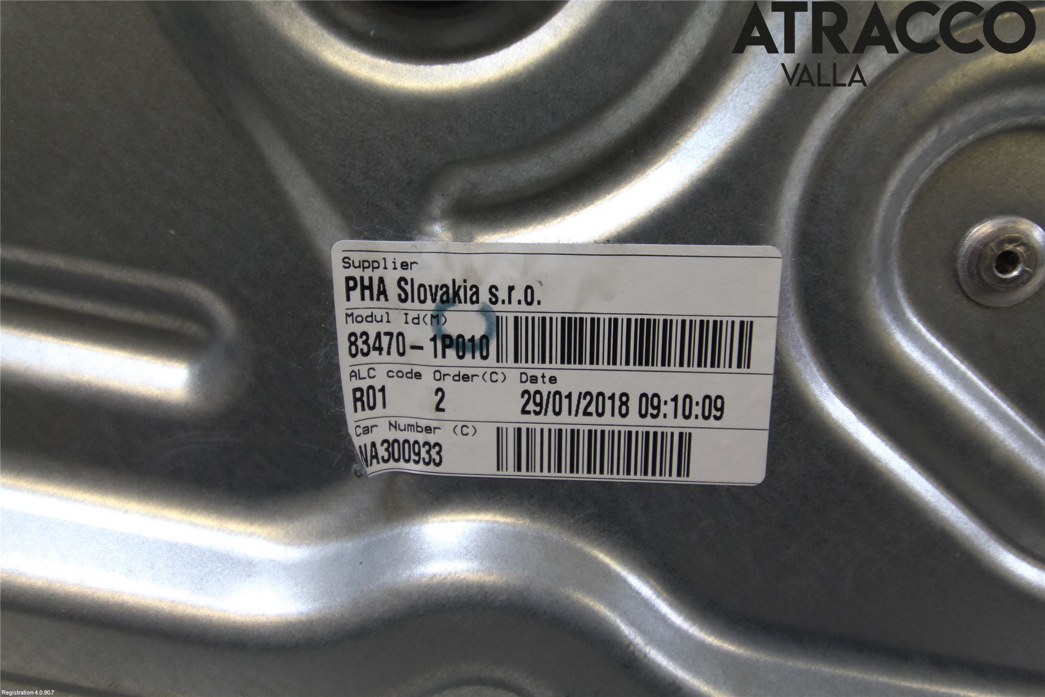 Kia VENGA 10-19 Fönsterhiss El Kompl