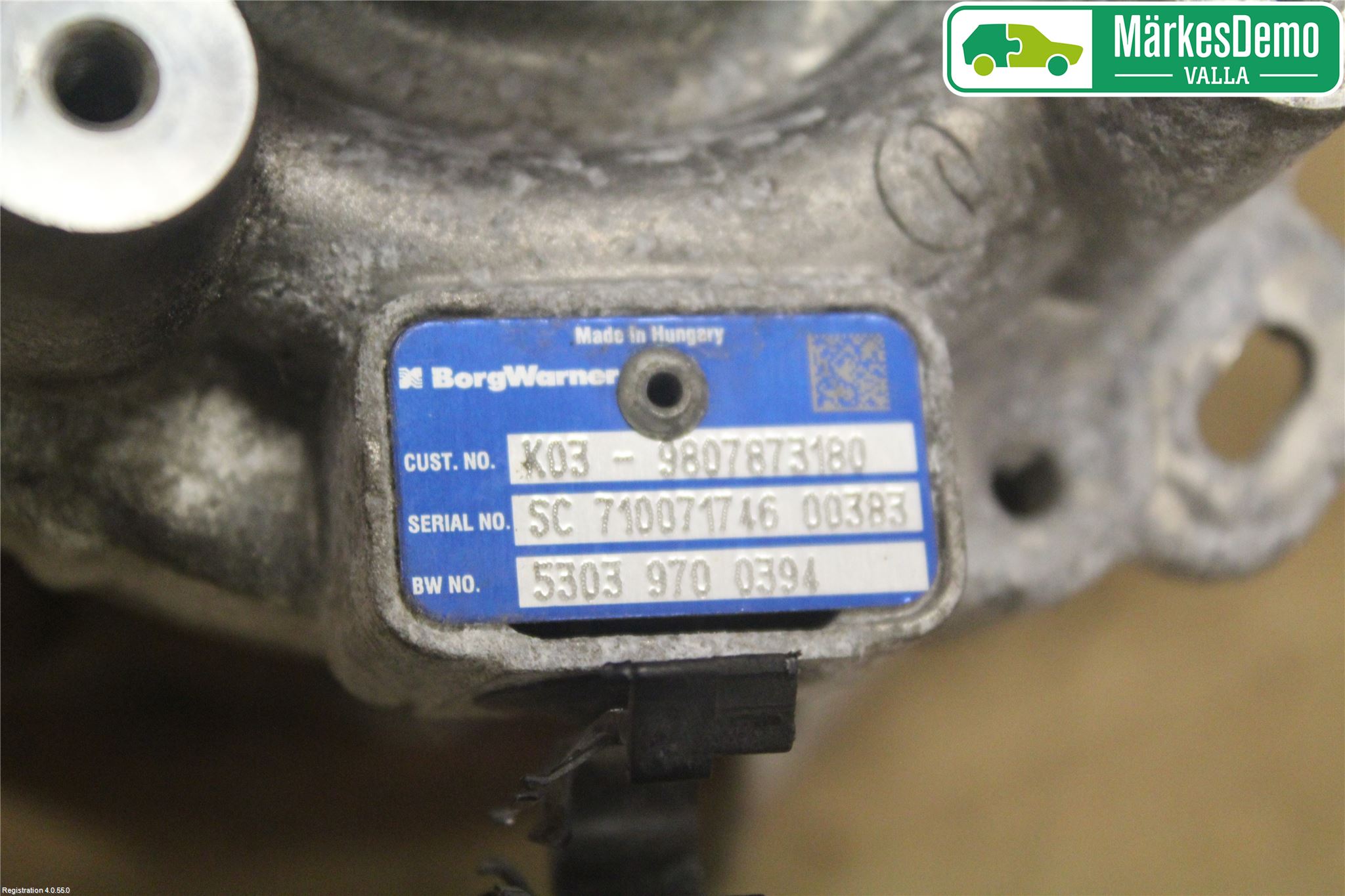 Peugeot 508 11-18 Turboaggregat