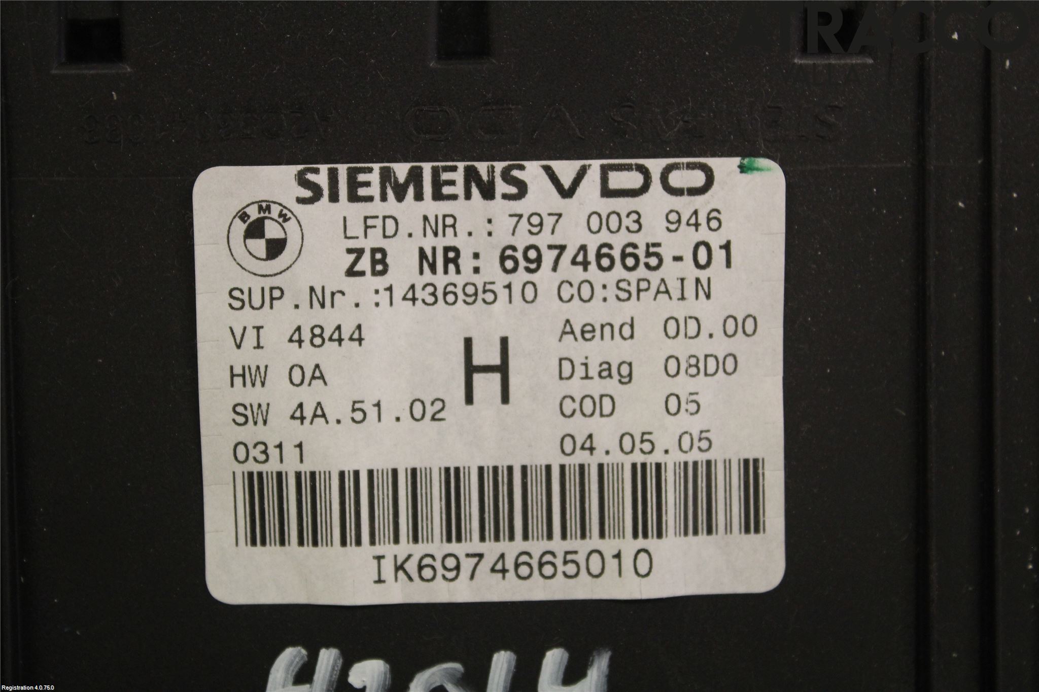 BMW 3 E90/91 SED/TOU 05-12 Instrument Komb