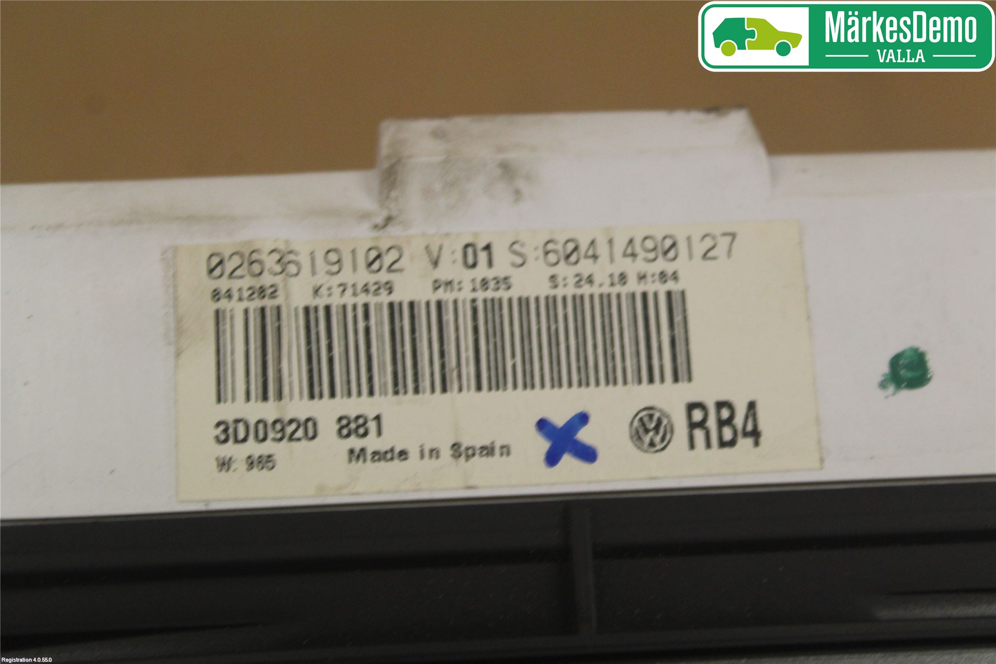 Volkswagen VW PHAETON Instrument Komb