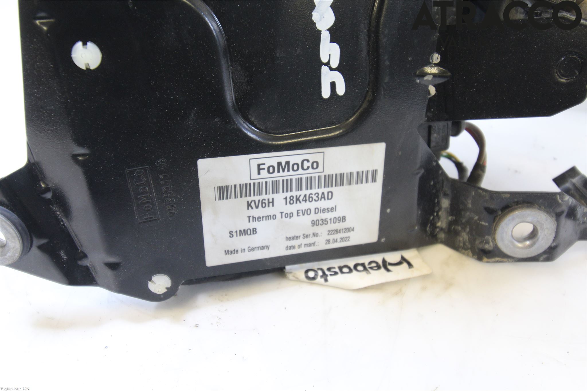 Ford TRANSIT/TOURNEO CONNECT 13-22 Dieselvärmare