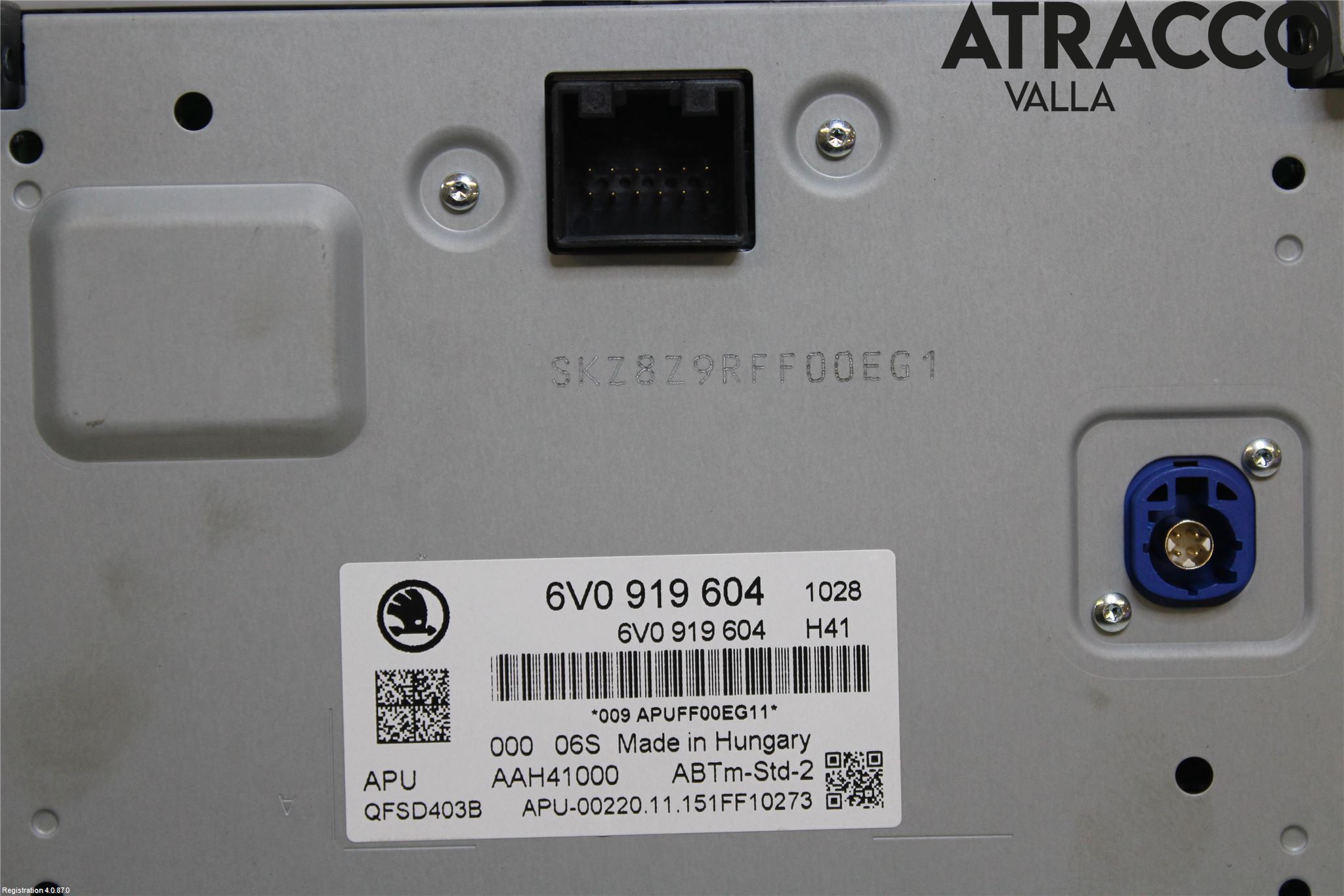 Skoda FABIA 15-21 Multifunktionsdisplay