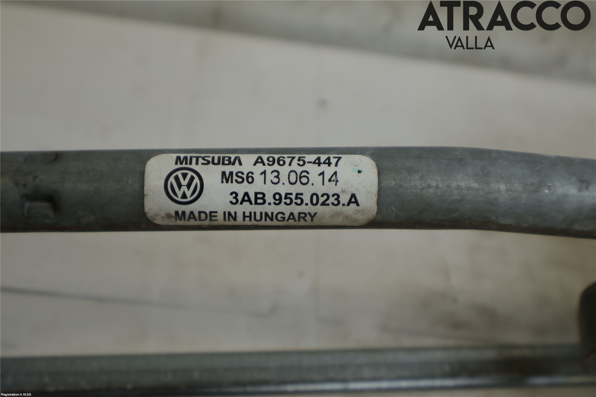 Volkswagen VW PASSAT 11-14 Torkarmekanism Vindruta