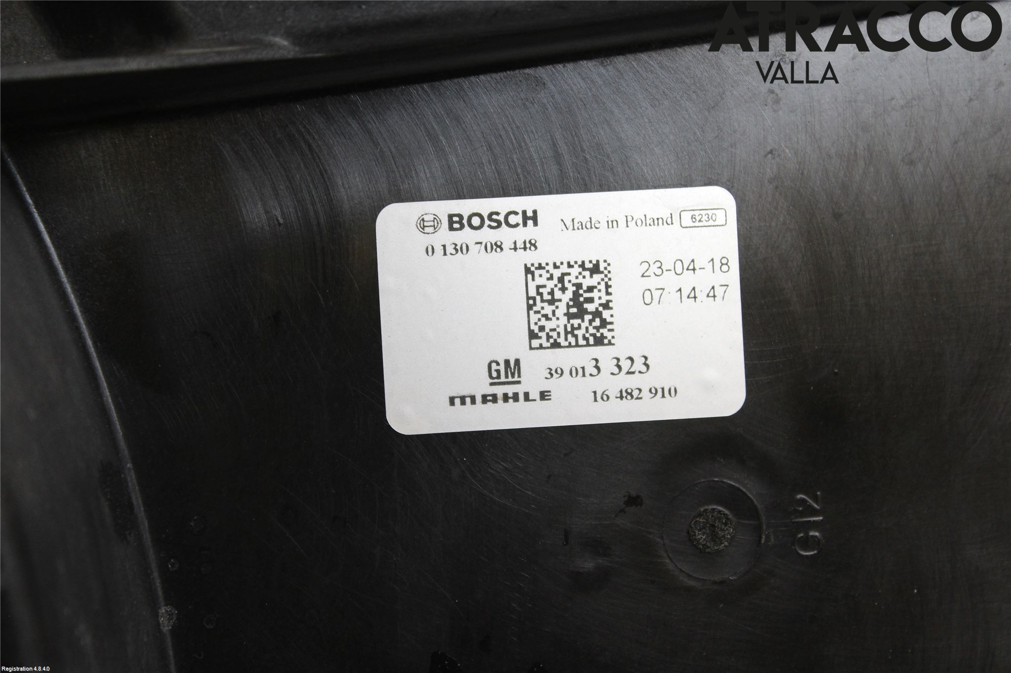 Opel ASTRA K 16-22 Kylfläkt El