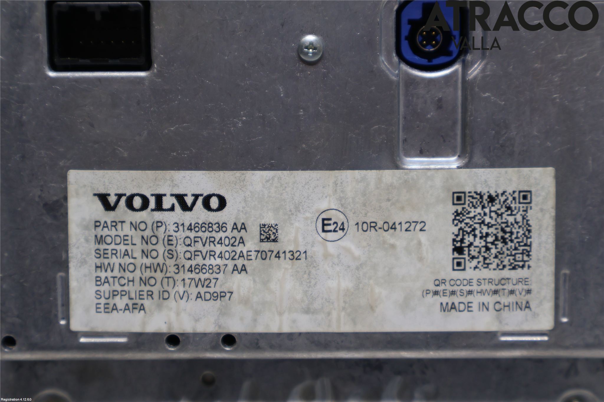 Volvo S90 17->> Multifunktionsdisplay