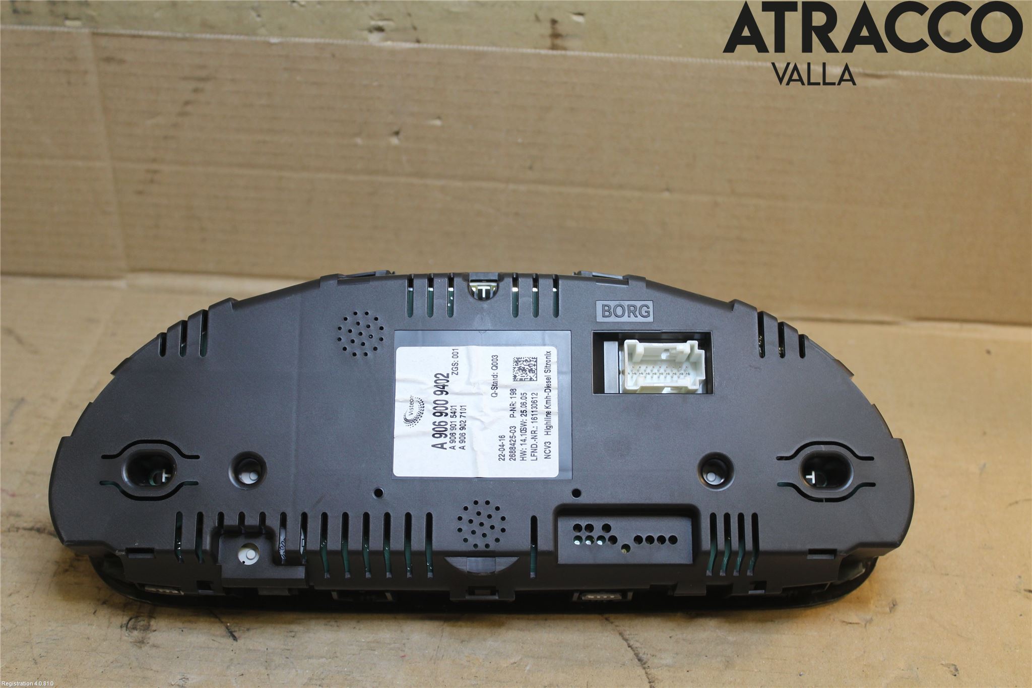 Mercedes-Benz MB SPRINTER (W906) 06-18 Instrument Komb