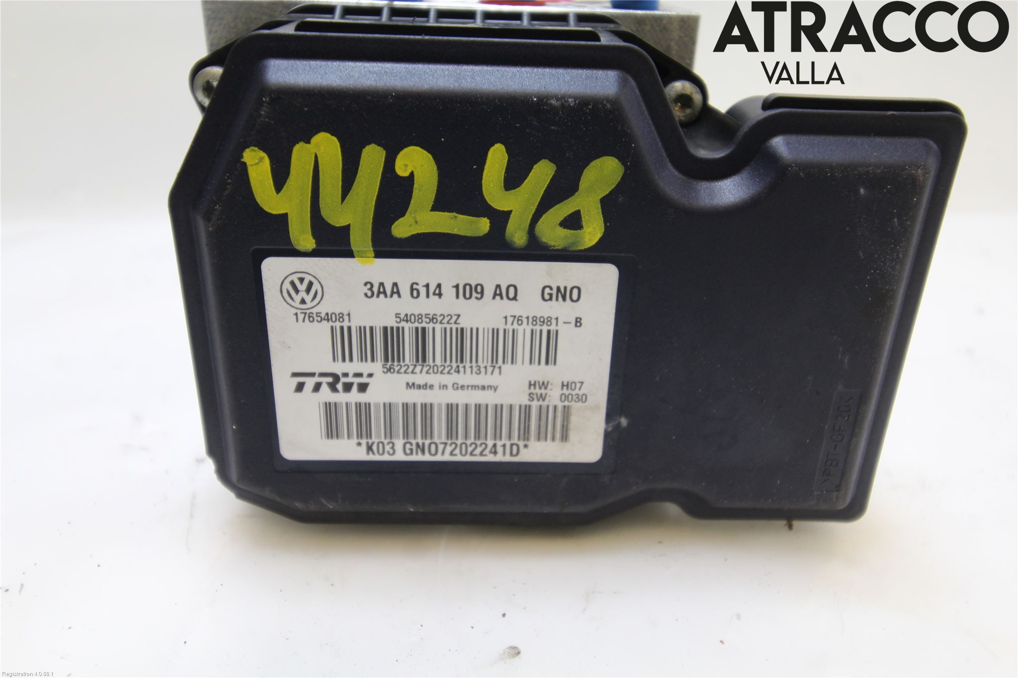 Volkswagen VW PASSAT 11-14 Abs Hydraulaggregat