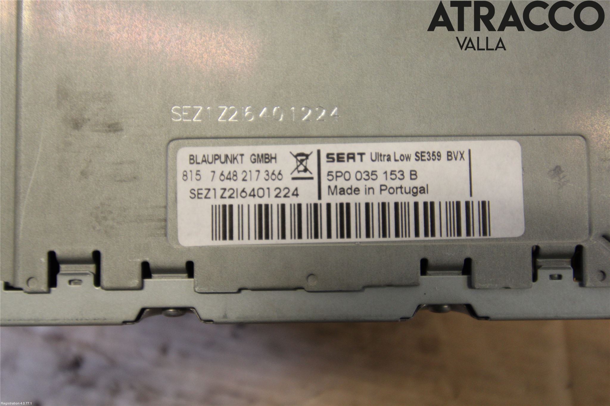 Seat ALTEA Cd Radio - Multimediapanel