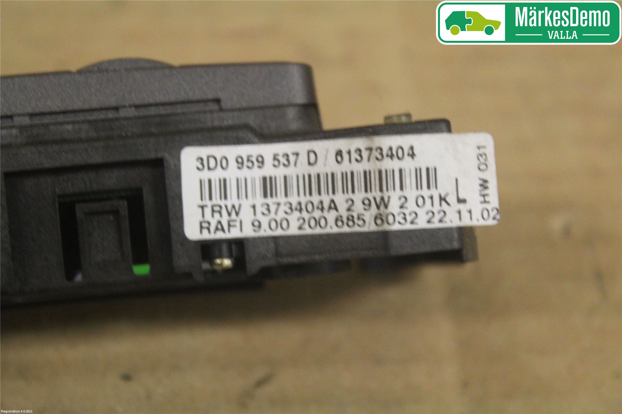 Volkswagen VW PHAETON Strömställare Multifunktion