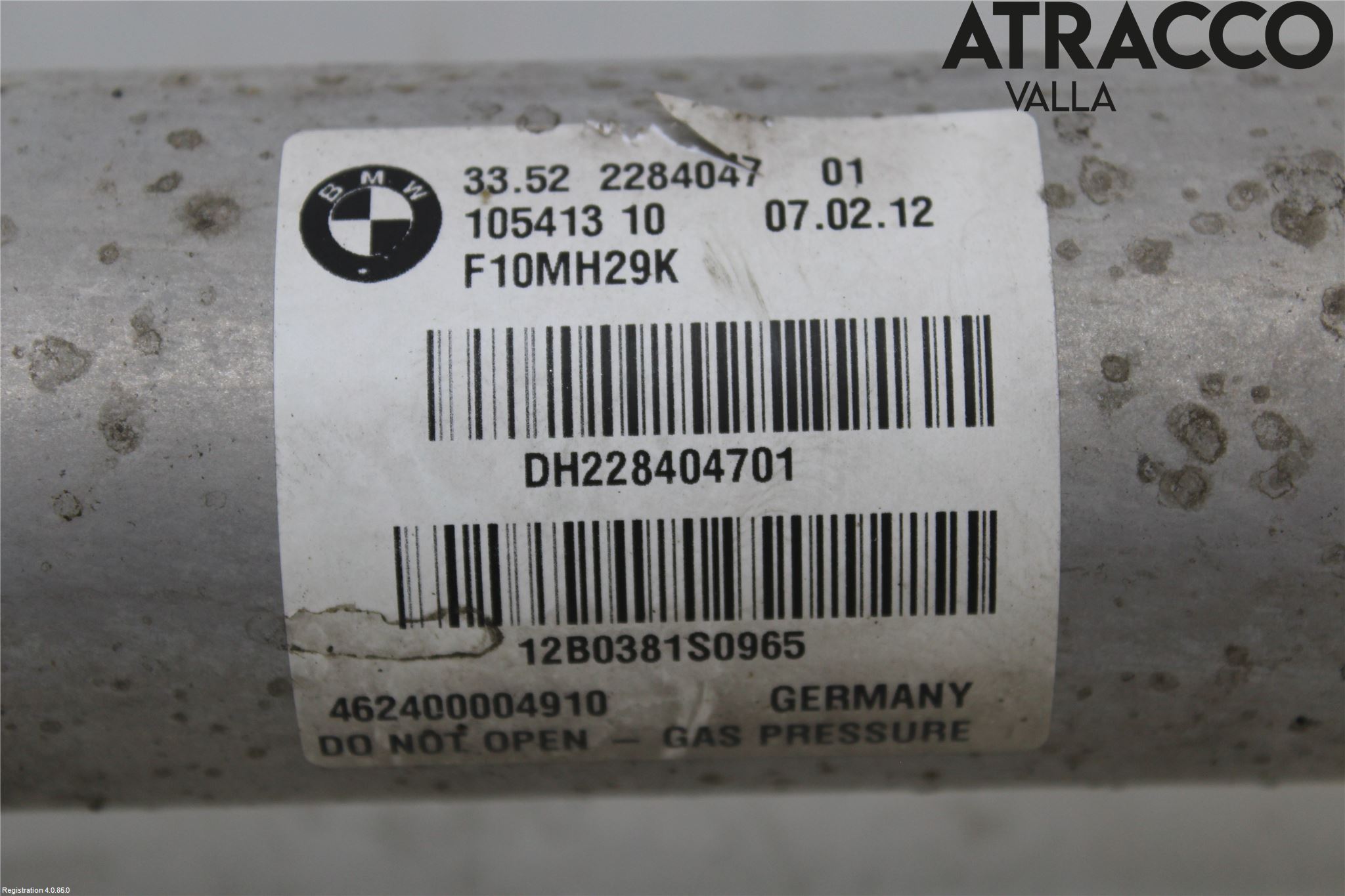 BMW 5 F10/F11/F18 09-17 Fjäderben Bak Höger