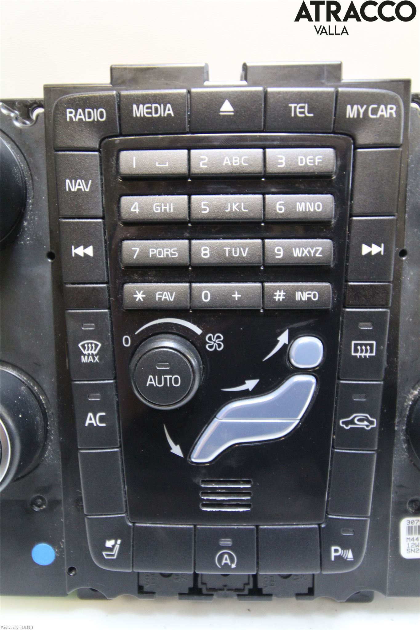 Volvo V70 08-13 Ac Styrenhet Ac Manöveren