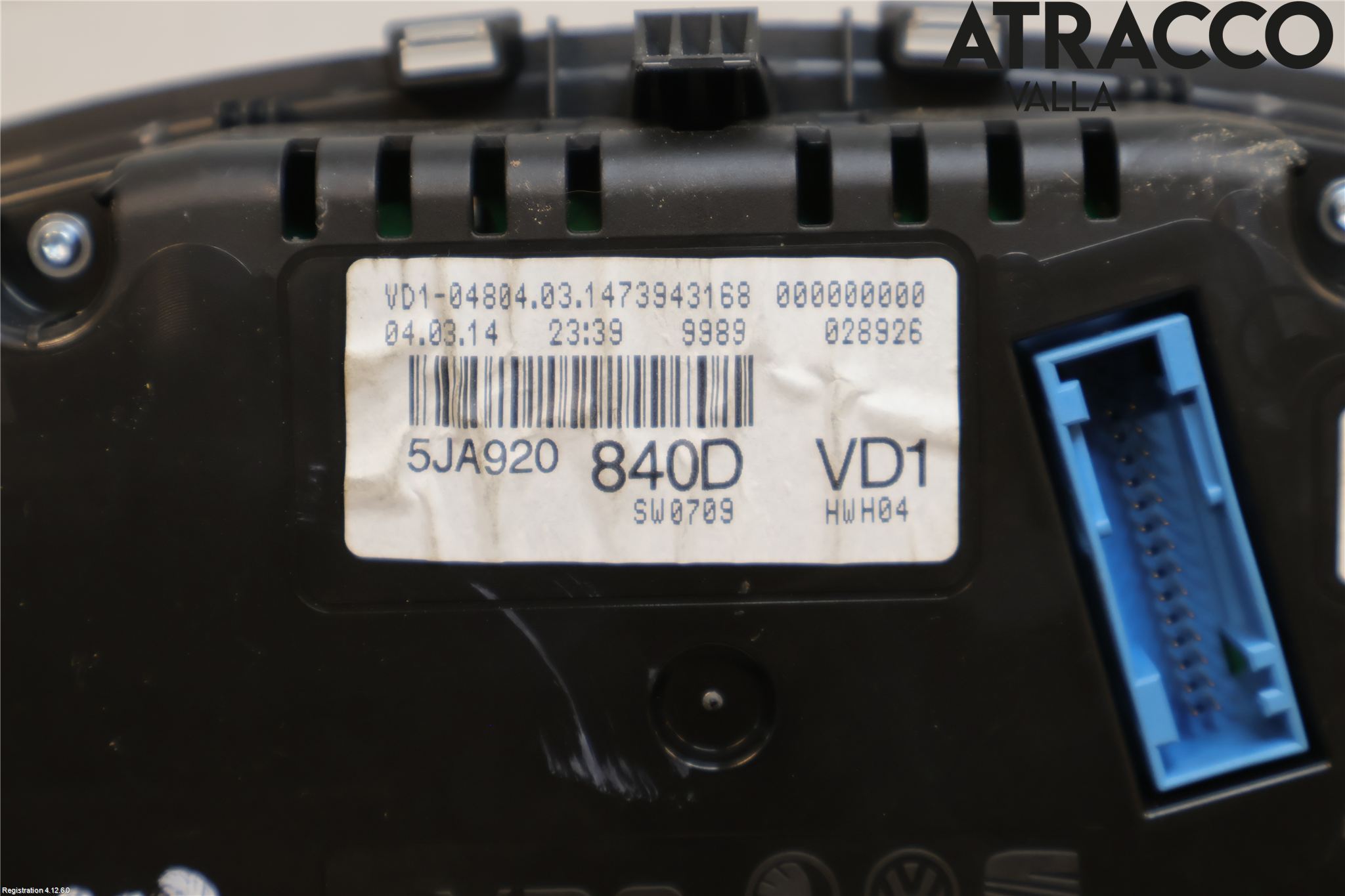 Skoda RAPID Instrument Komb