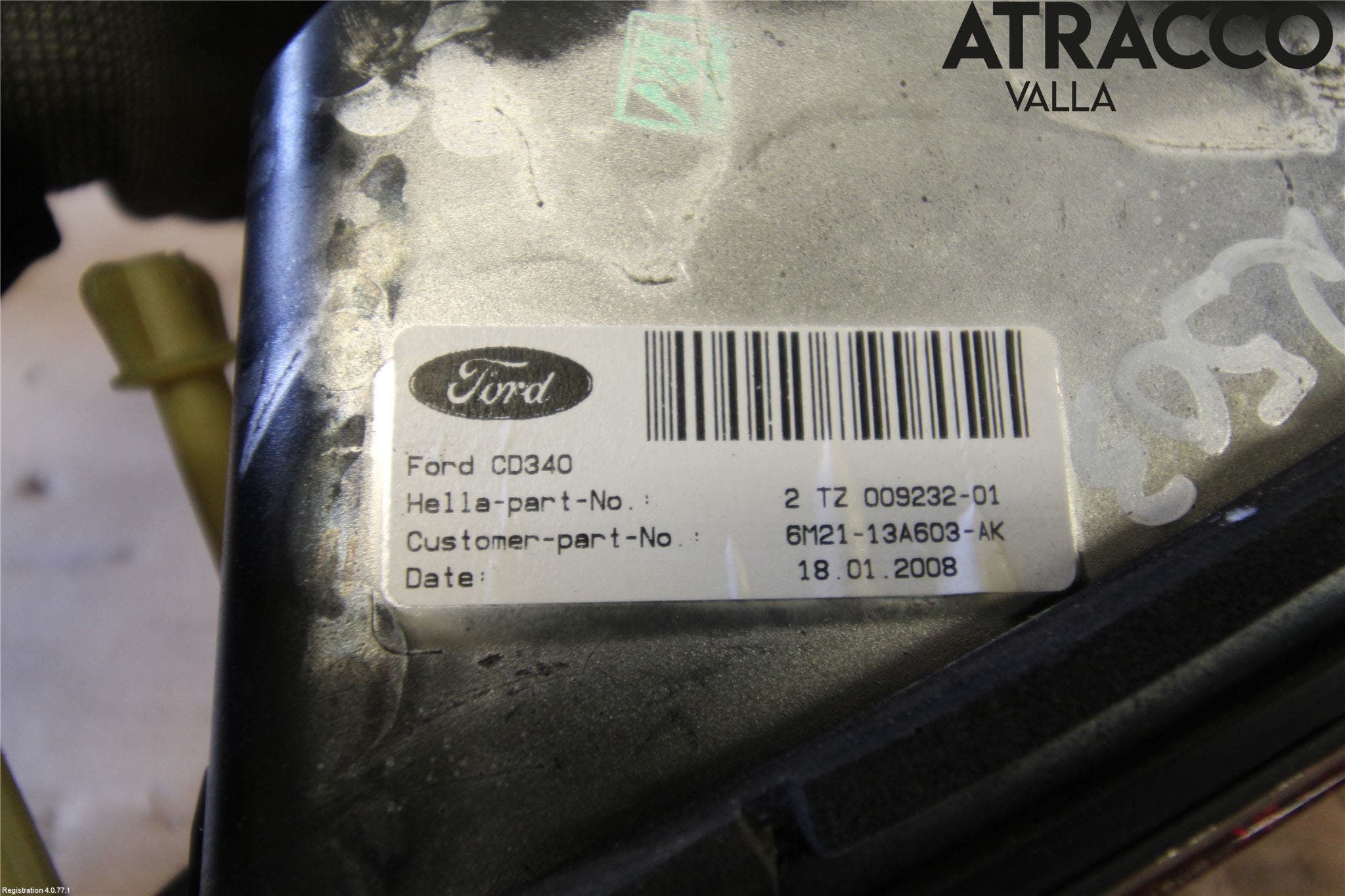 Ford S-MAX 06-15 Bakljus Lucka Vä