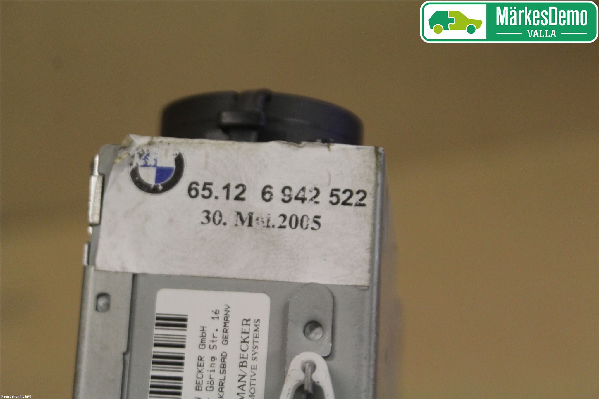 BMW 5 E60/61 Sed/Tou 02-10 Cd Radio - Multimediapanel