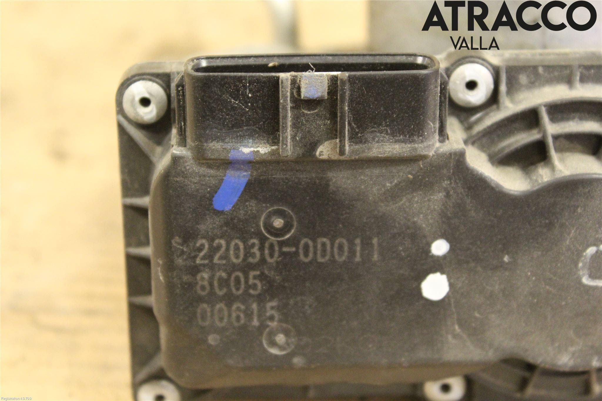 Toyota COROLLA VERSO 08-09 Injspjällhus