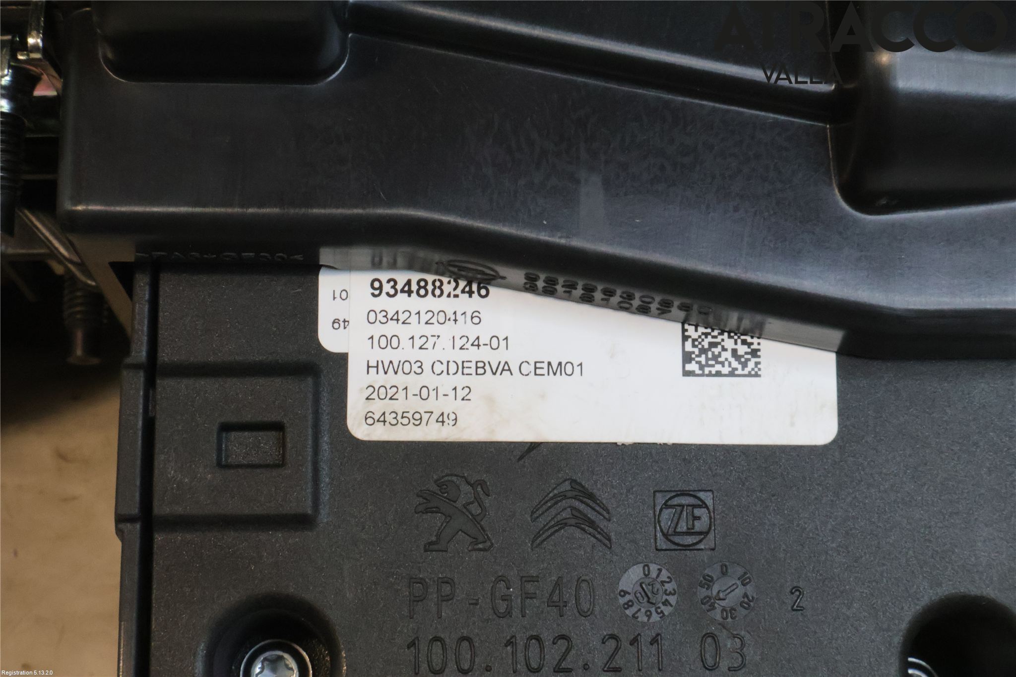 Opel CORSA F, CORSA-E 20- Växelspak