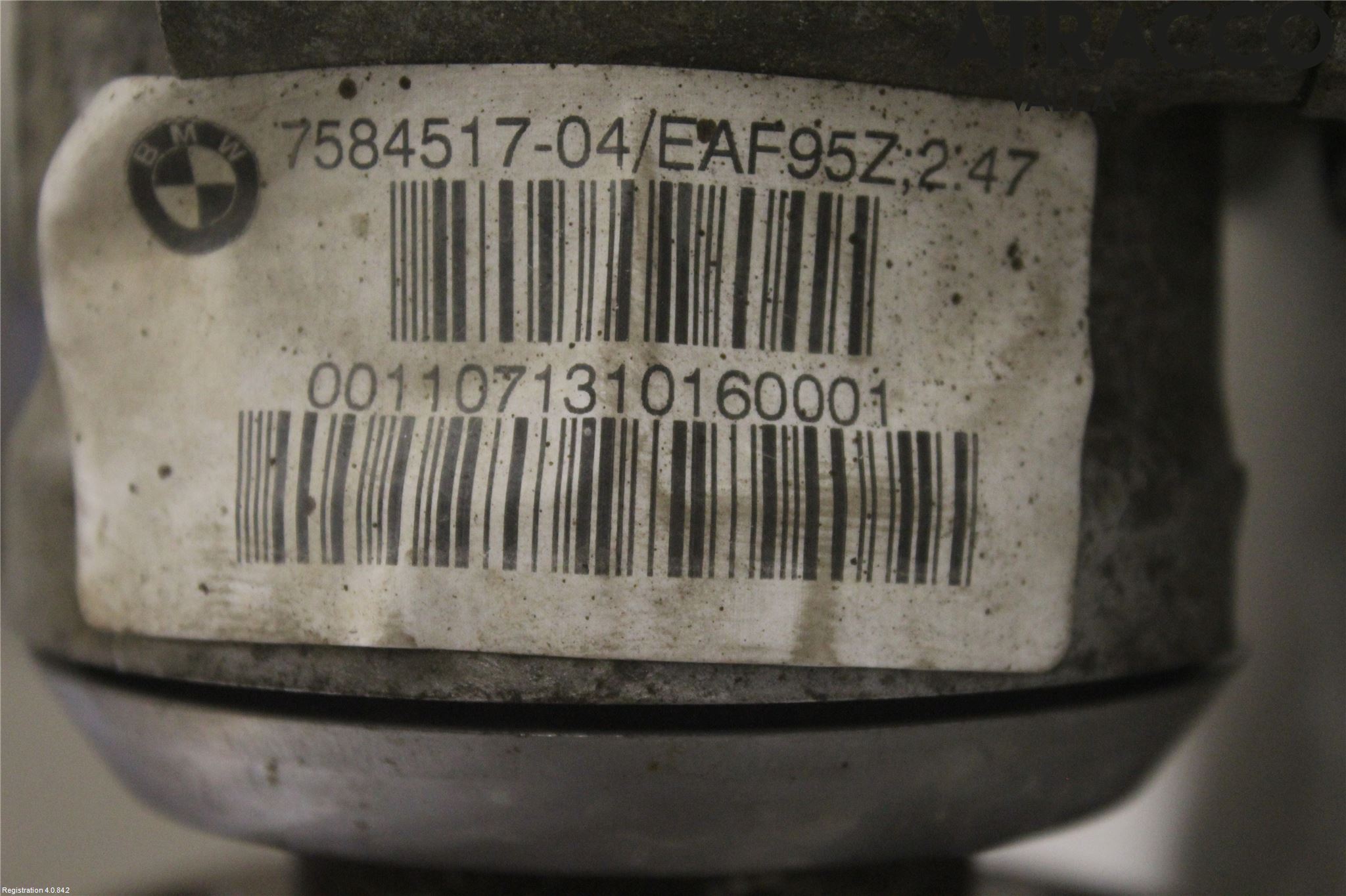 BMW 5 F10/F11/F18 09-17 Framvagn Diffrential