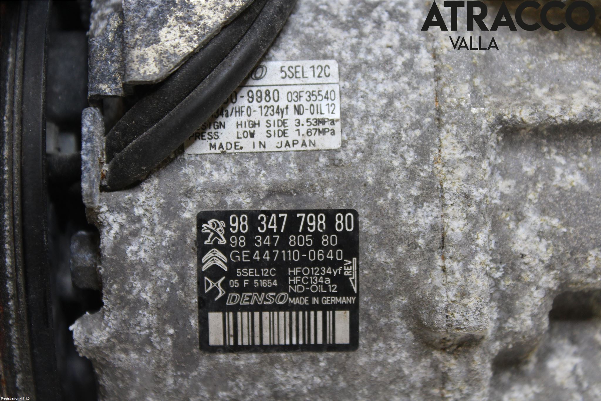 Peugeot 208/E-208 20- Ac Kompressor