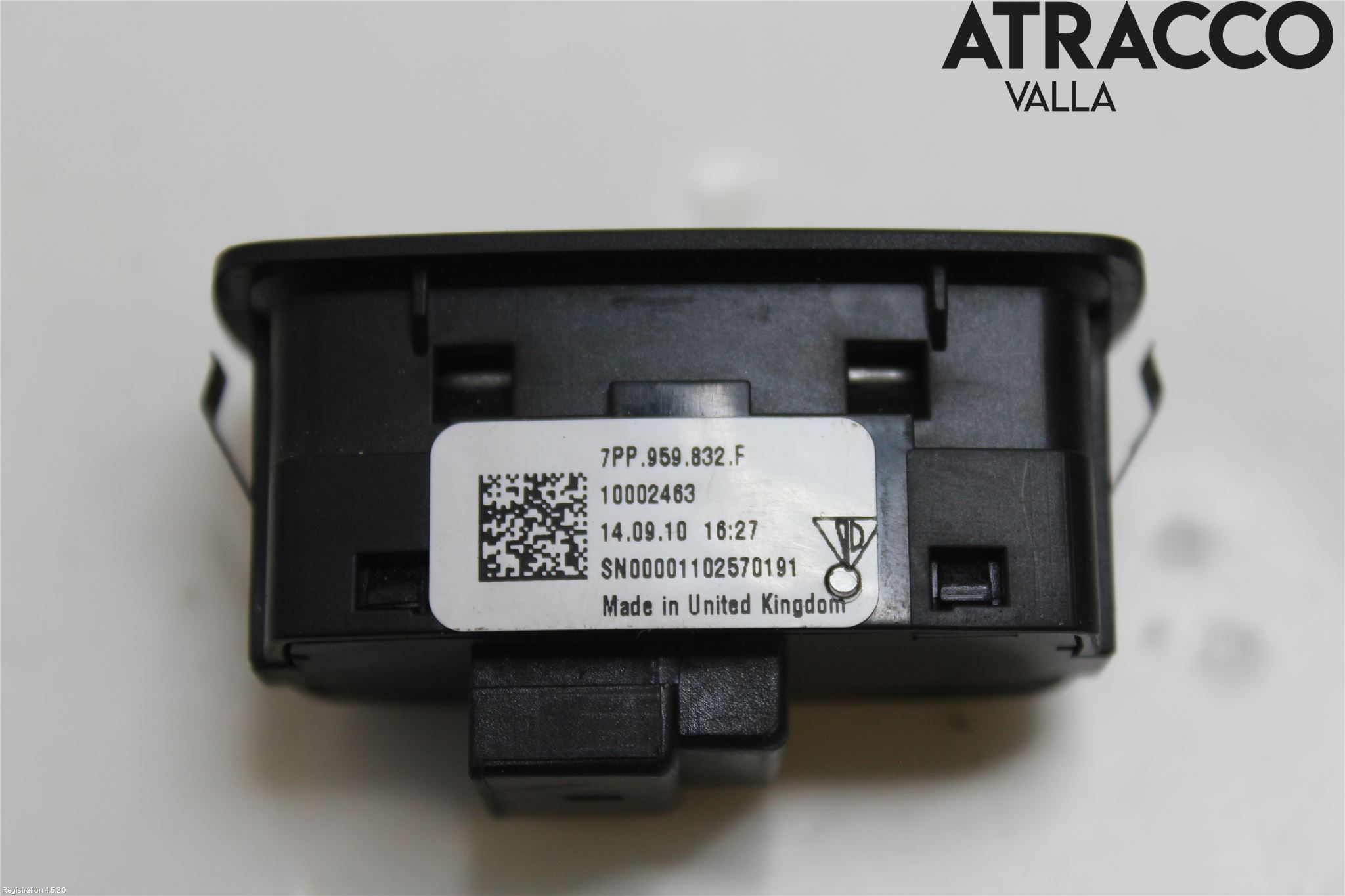 Porsche PANAMERA 09- Strömställare Baklucka