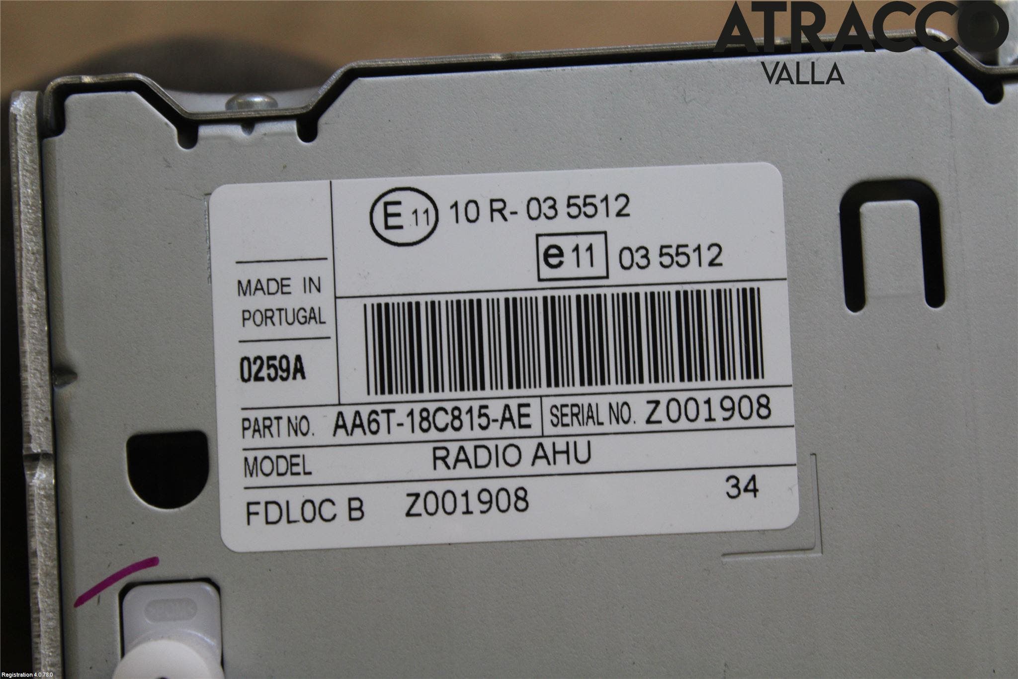 Ford FIESTA 09-12 Radio