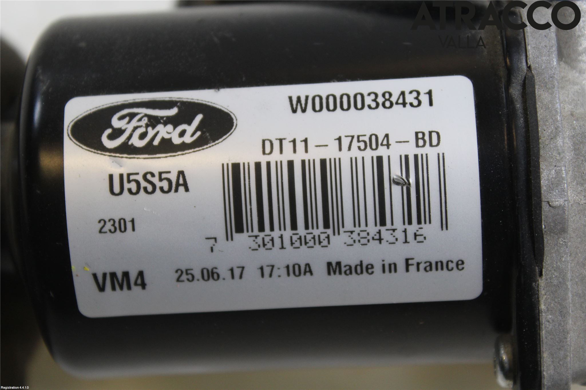 Ford TRANSIT/TOURNEO CONNECT 13-22 Torkarmotor Vindruta
