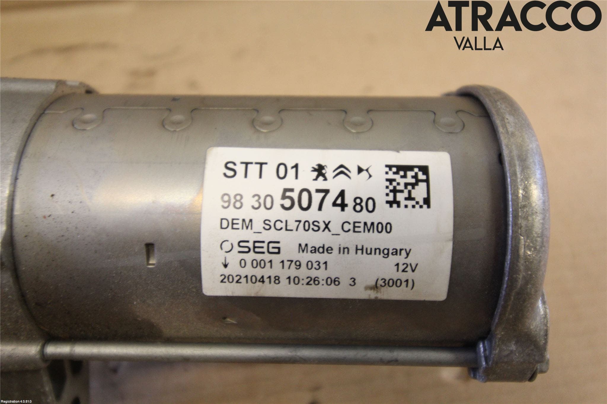 Citroen COTROEN C3 17-24 Startmotor