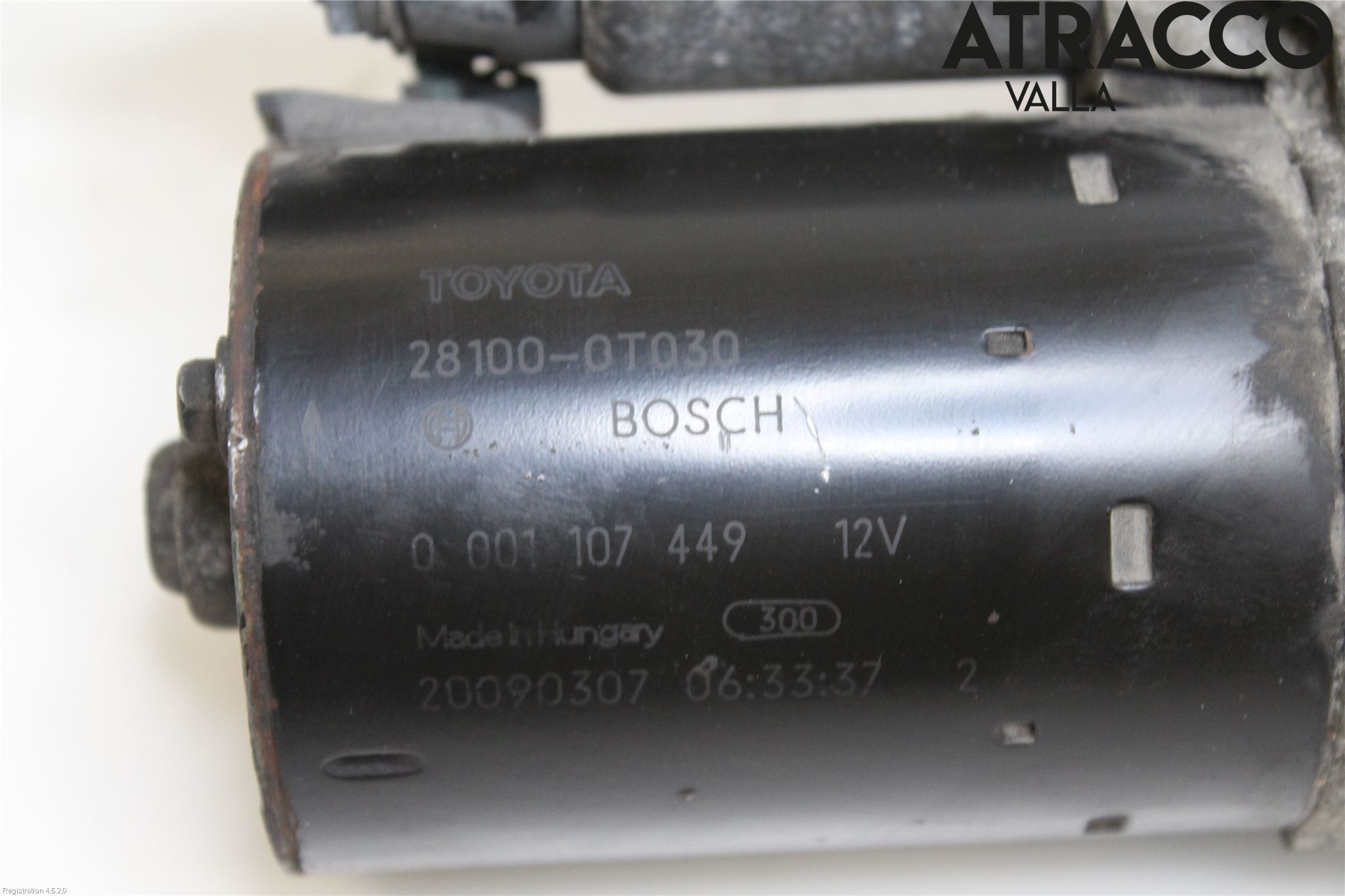 Toyota AURIS 10-12 Startmotor