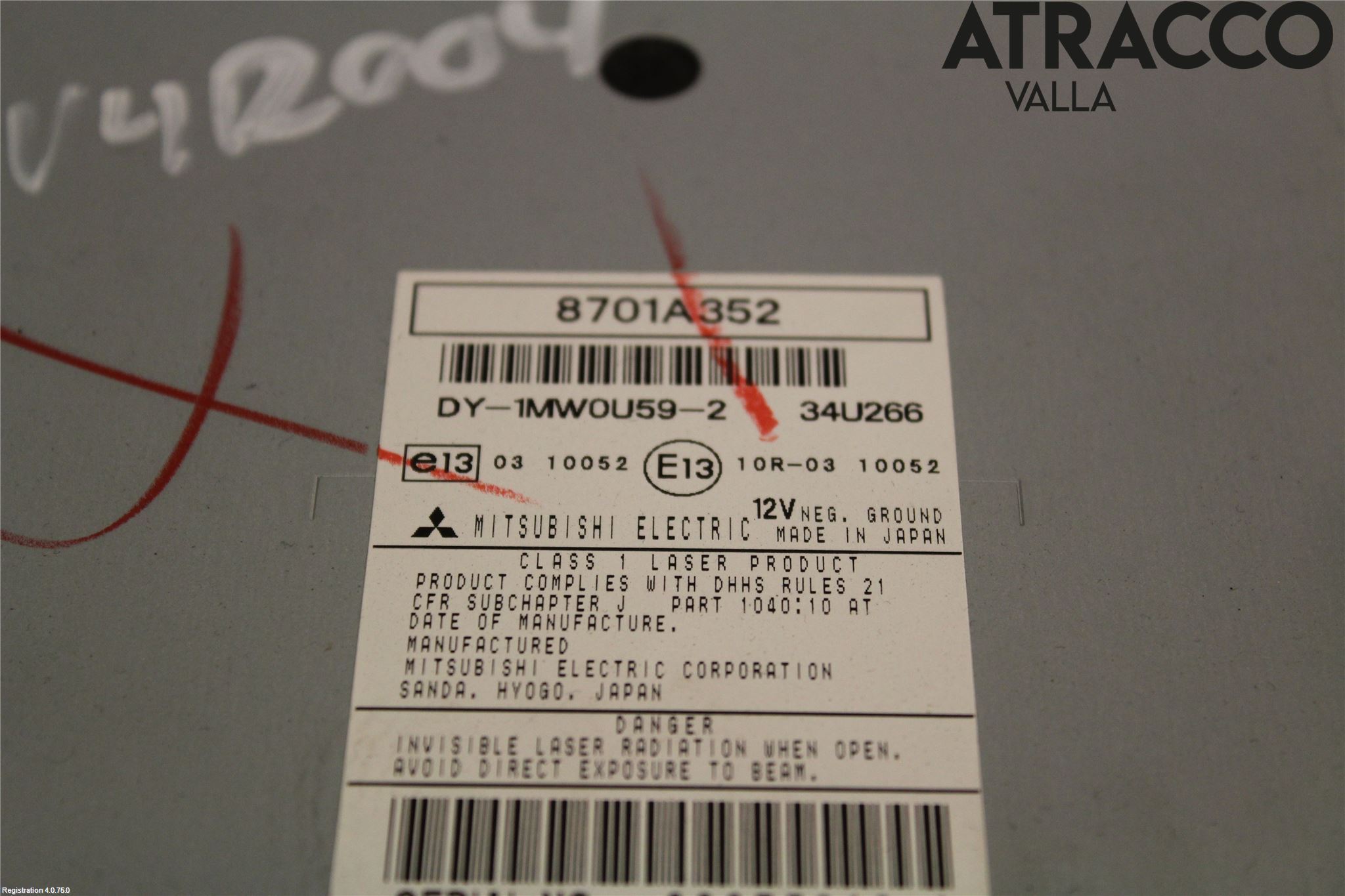 Mitsubishi LANCER 07-14 Cd Radio - Multimediapanel