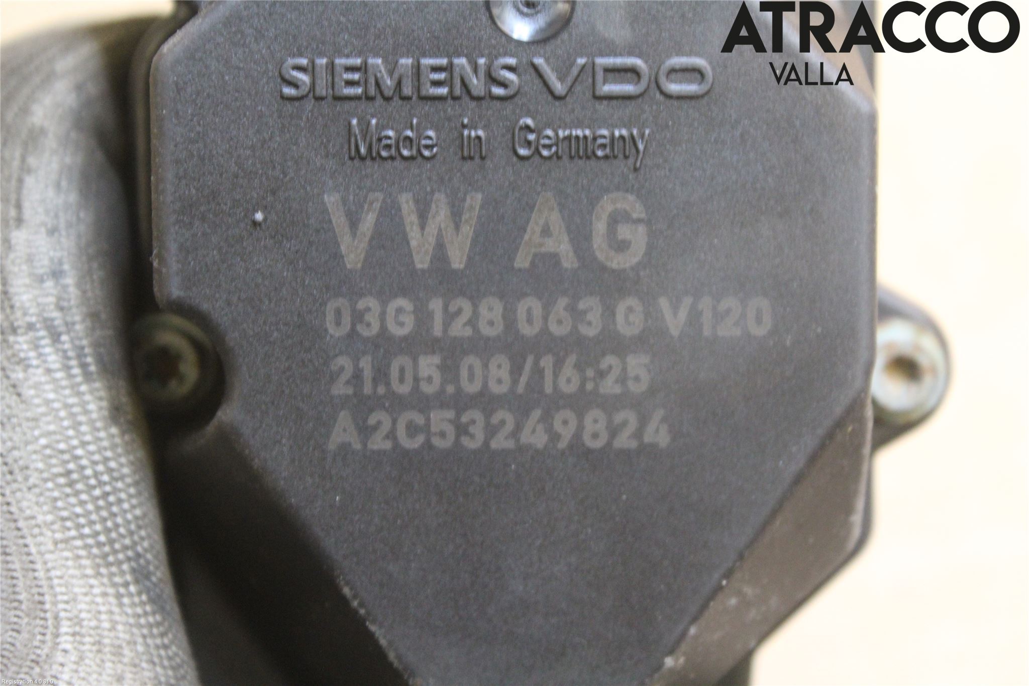 Volkswagen VW CADDY      04-10 Injspjällhus