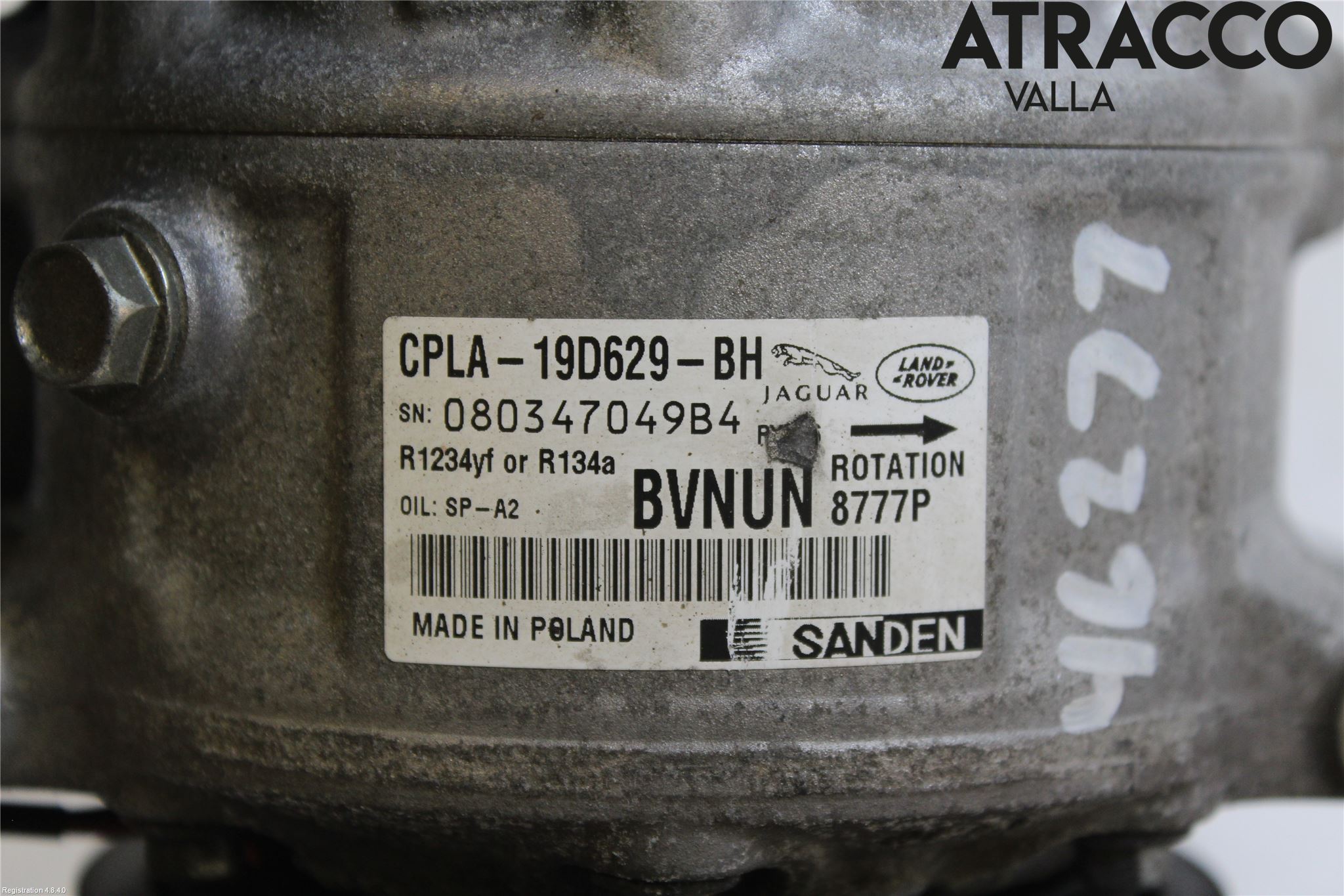 Jaguar F-PACE Ac Kompressor