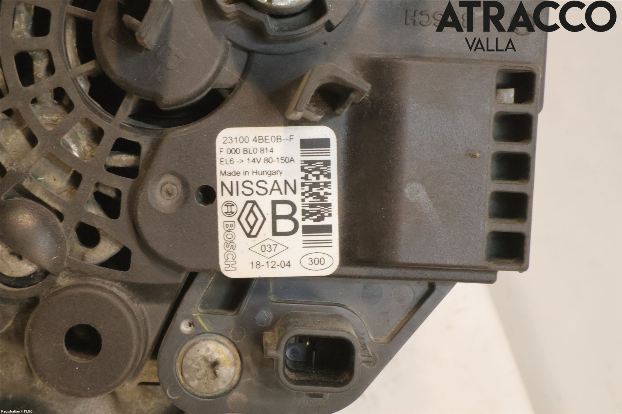 Nissan QASHQAI 17-21 Generator