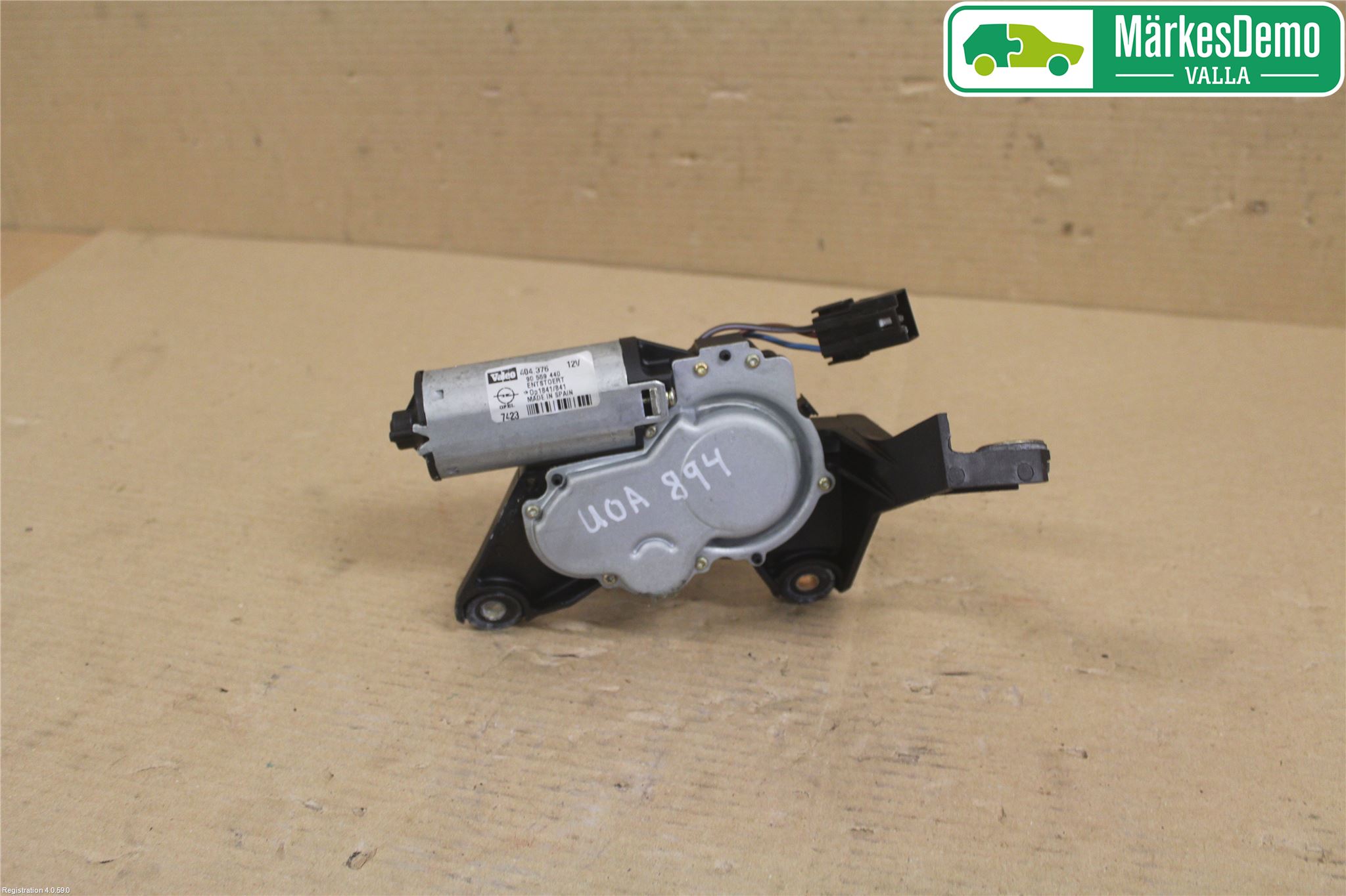 Opel ASTRA G 98-03 Torkarmotor Baklucka