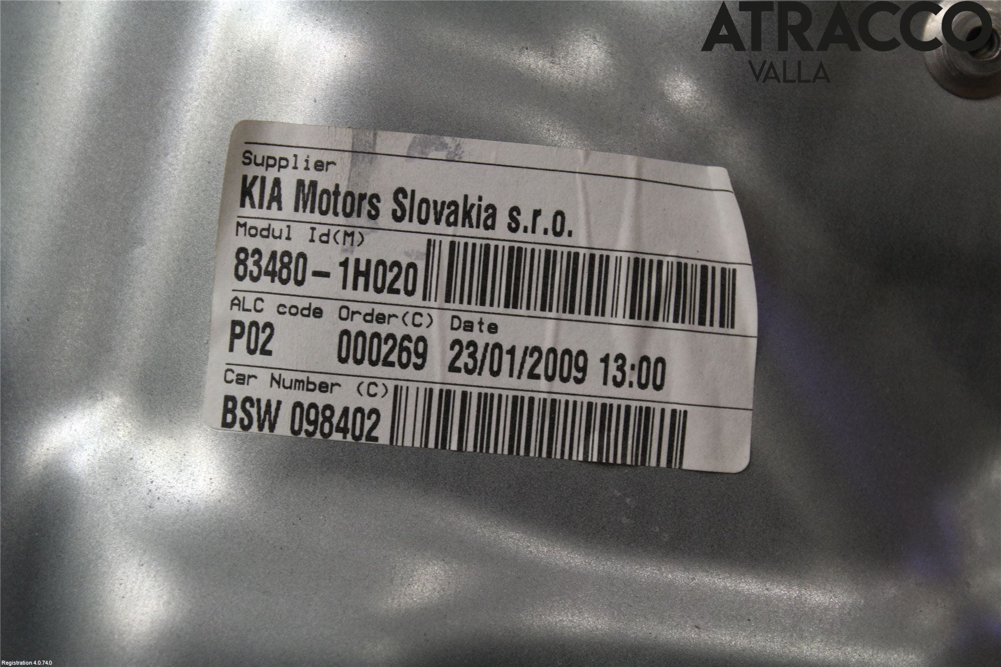 Kia CEED 06-12 Fönsterhiss El Kompl