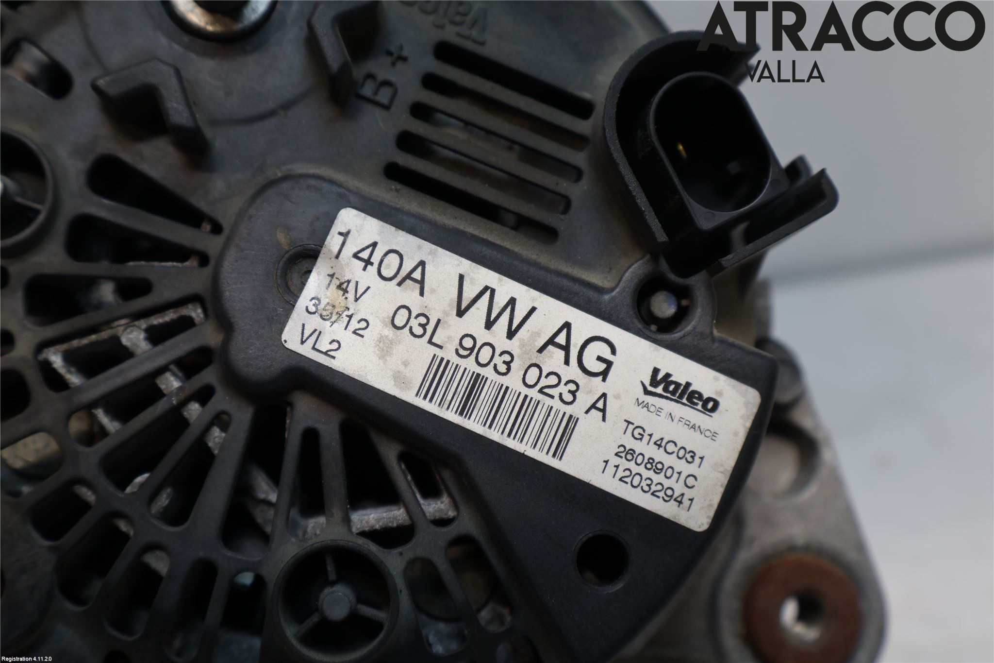 Volkswagen VW TIGUAN 07-16 Generator