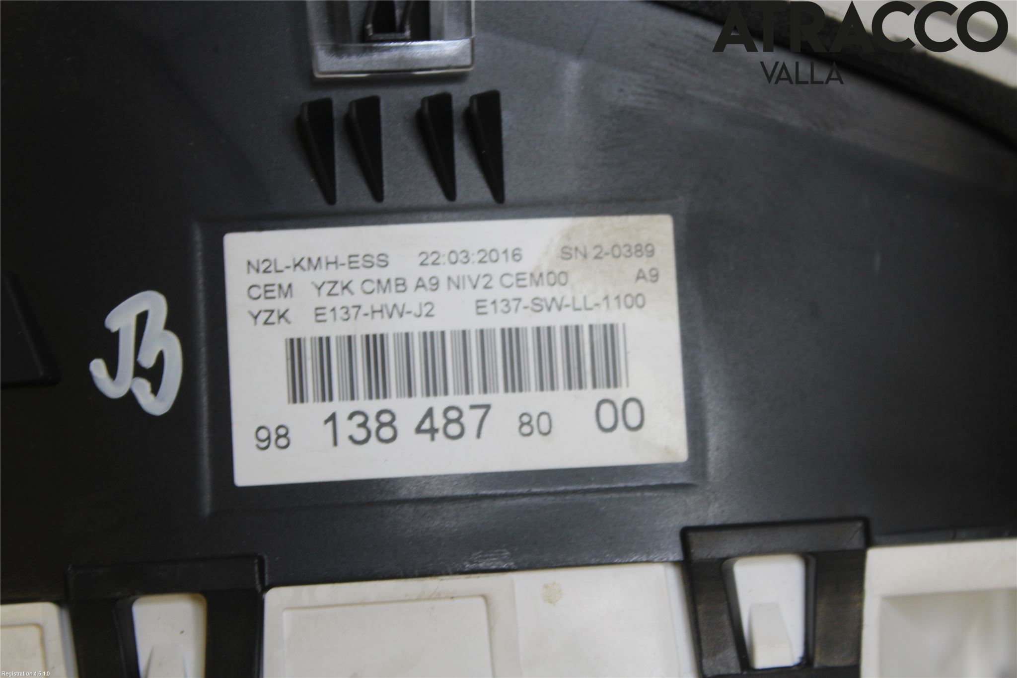 Peugeot 2008 13-20 Instrument Komb